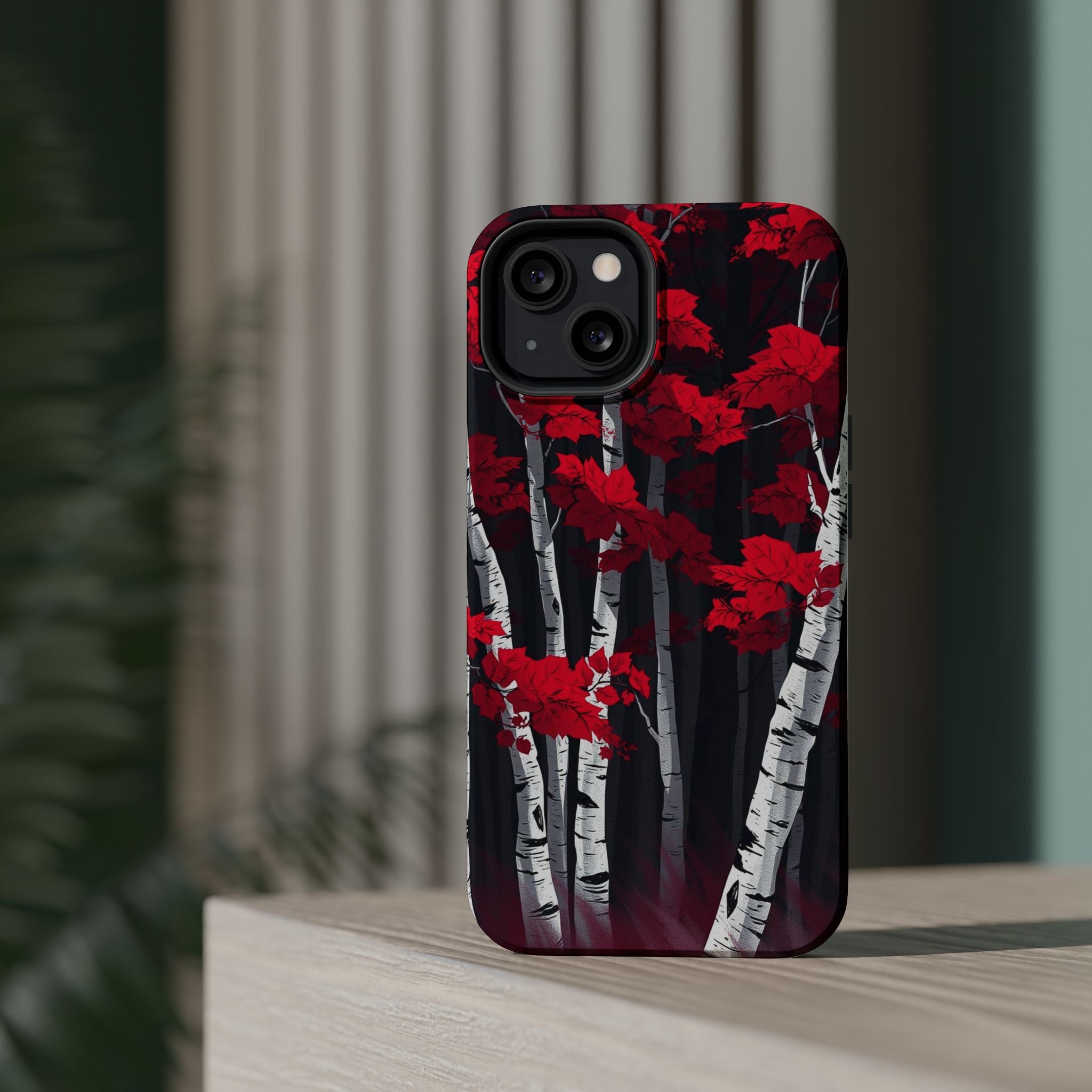 iPhone Birch Grove Dreamy Ethereal Bold Modern Everyday Snap Case · iPhone Case
