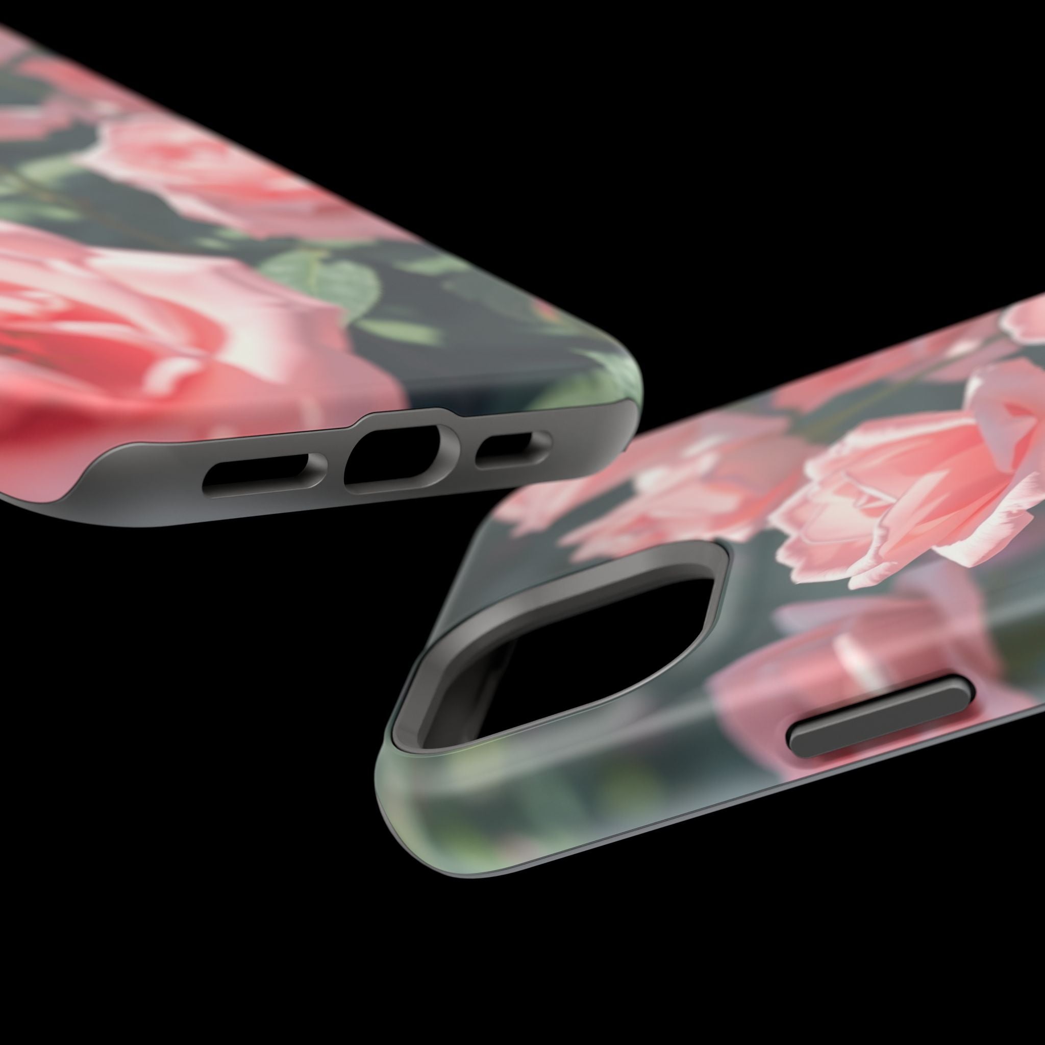 iPhone Mint And Blush Rose Garden Bold Modern Everyday Snap Case · iPhone Case