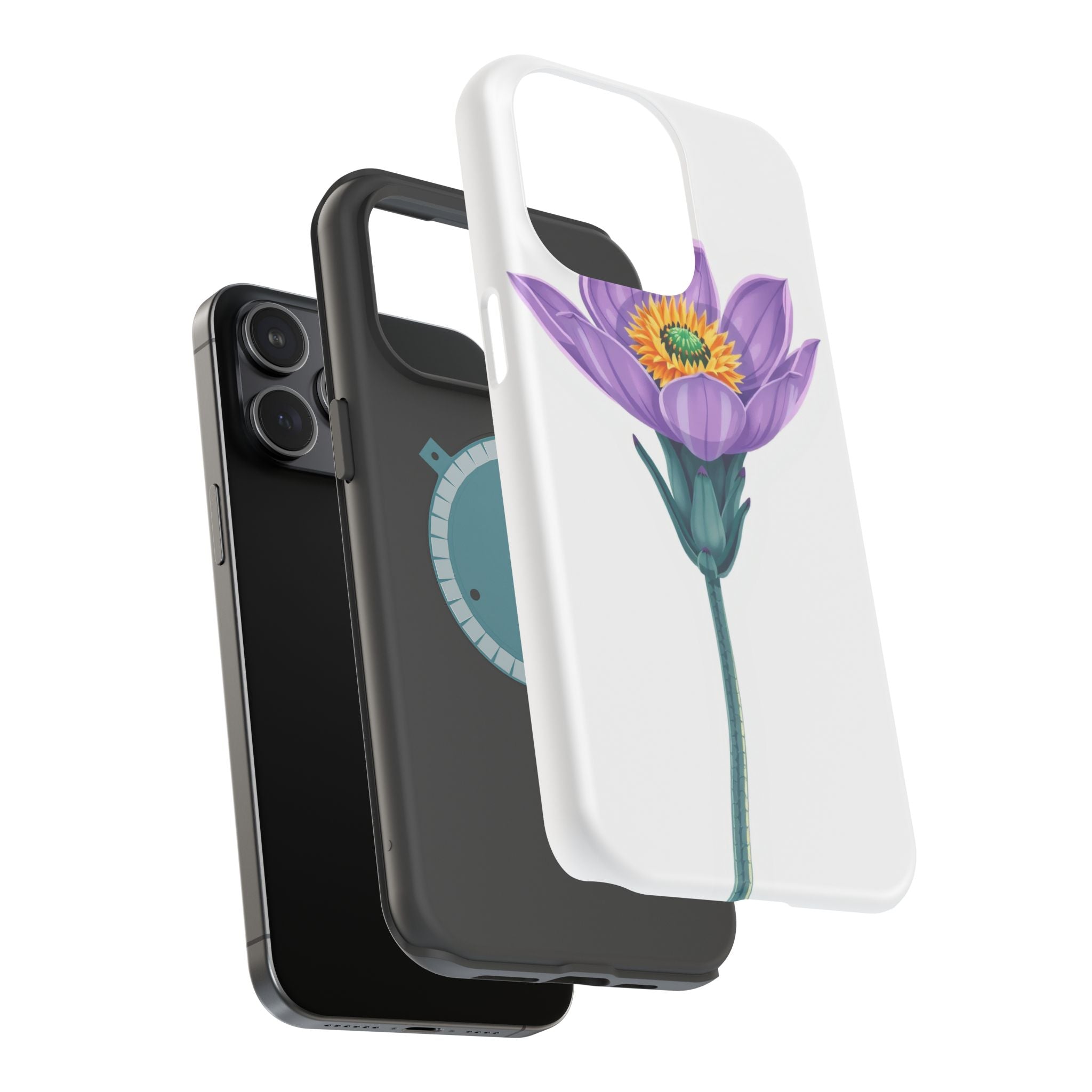 iPhone Indigo And Violet Desert Flower Slim Everyday Designer Case · iPhone Case