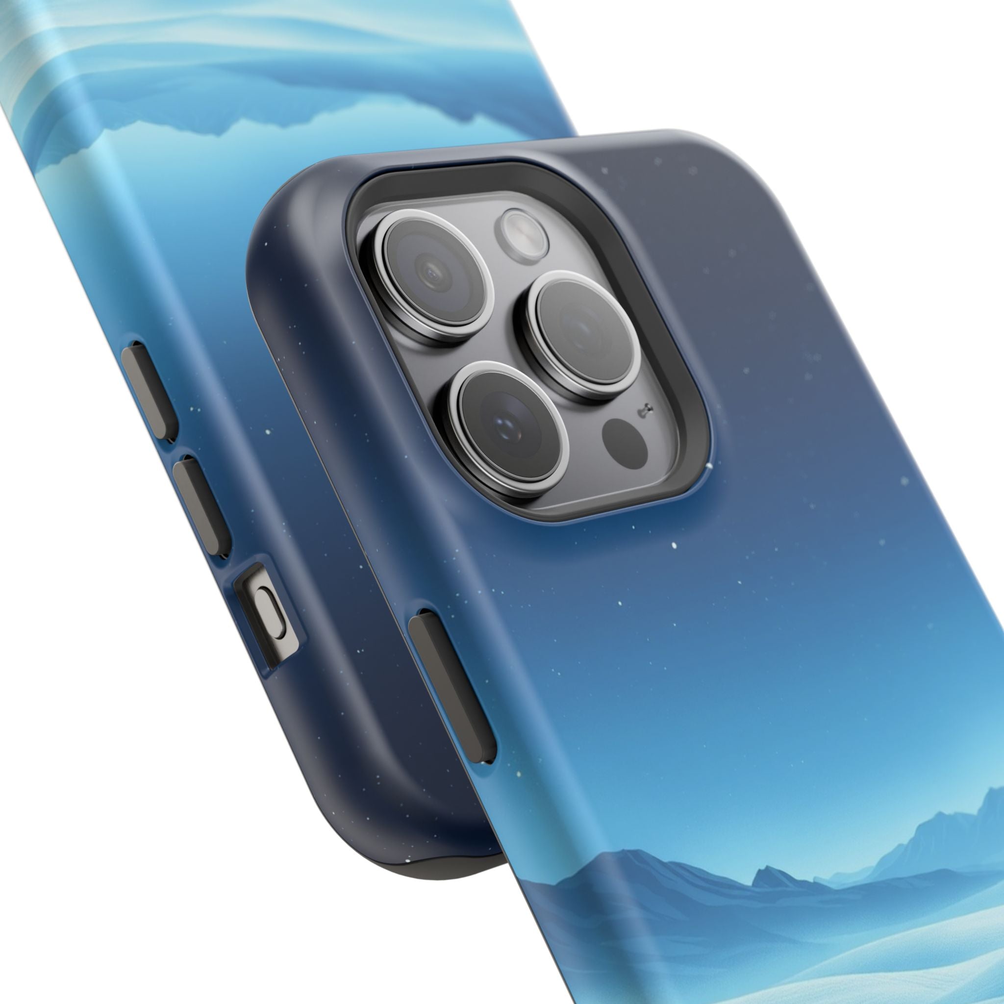 iPhone Midnight Blue And Silver Tundra Expanse Clean iPhone 17 Minimal · iPhone