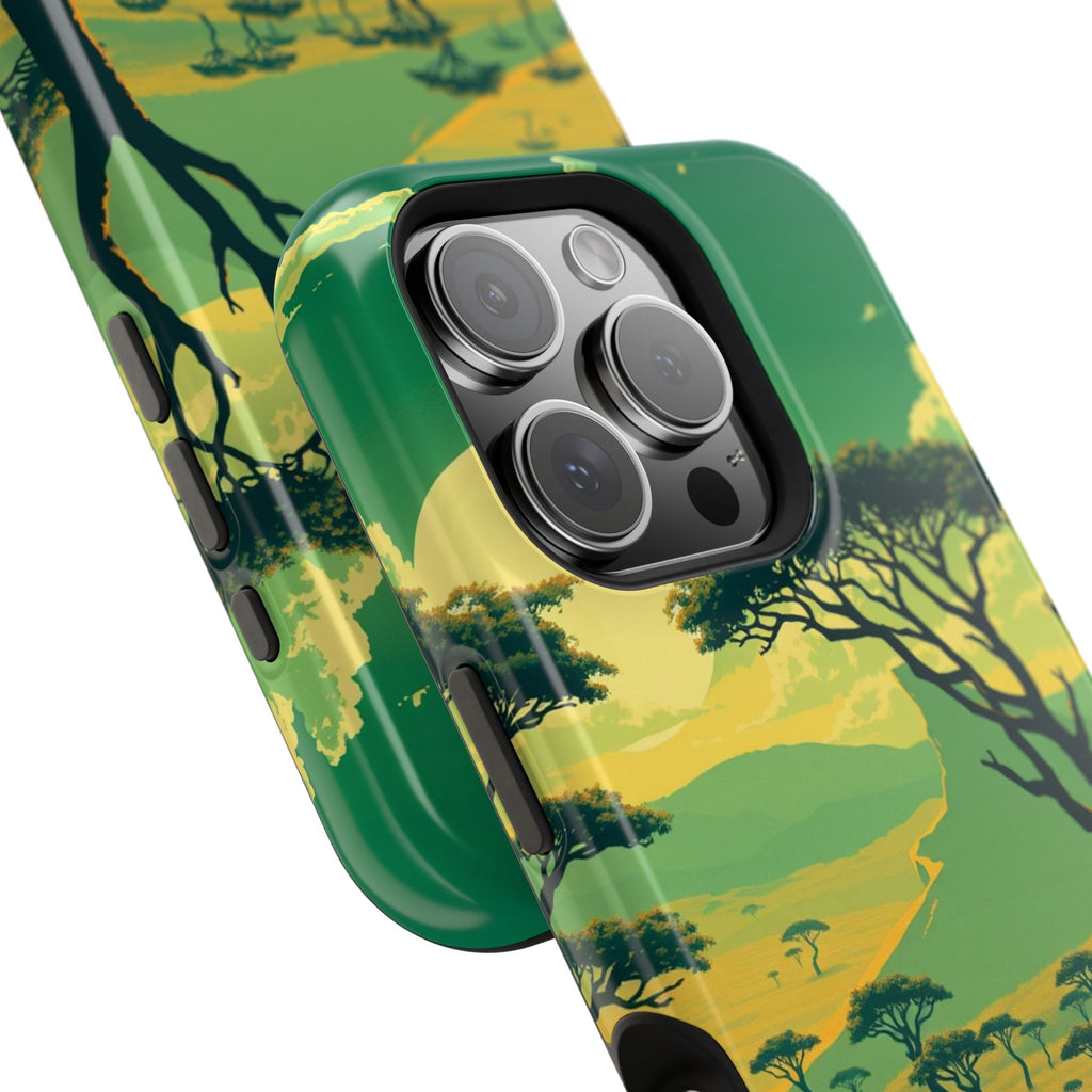 iPhone Savanna Horizon Pixel Art -Bit Slim Everyday Designer Case · iPhone Case