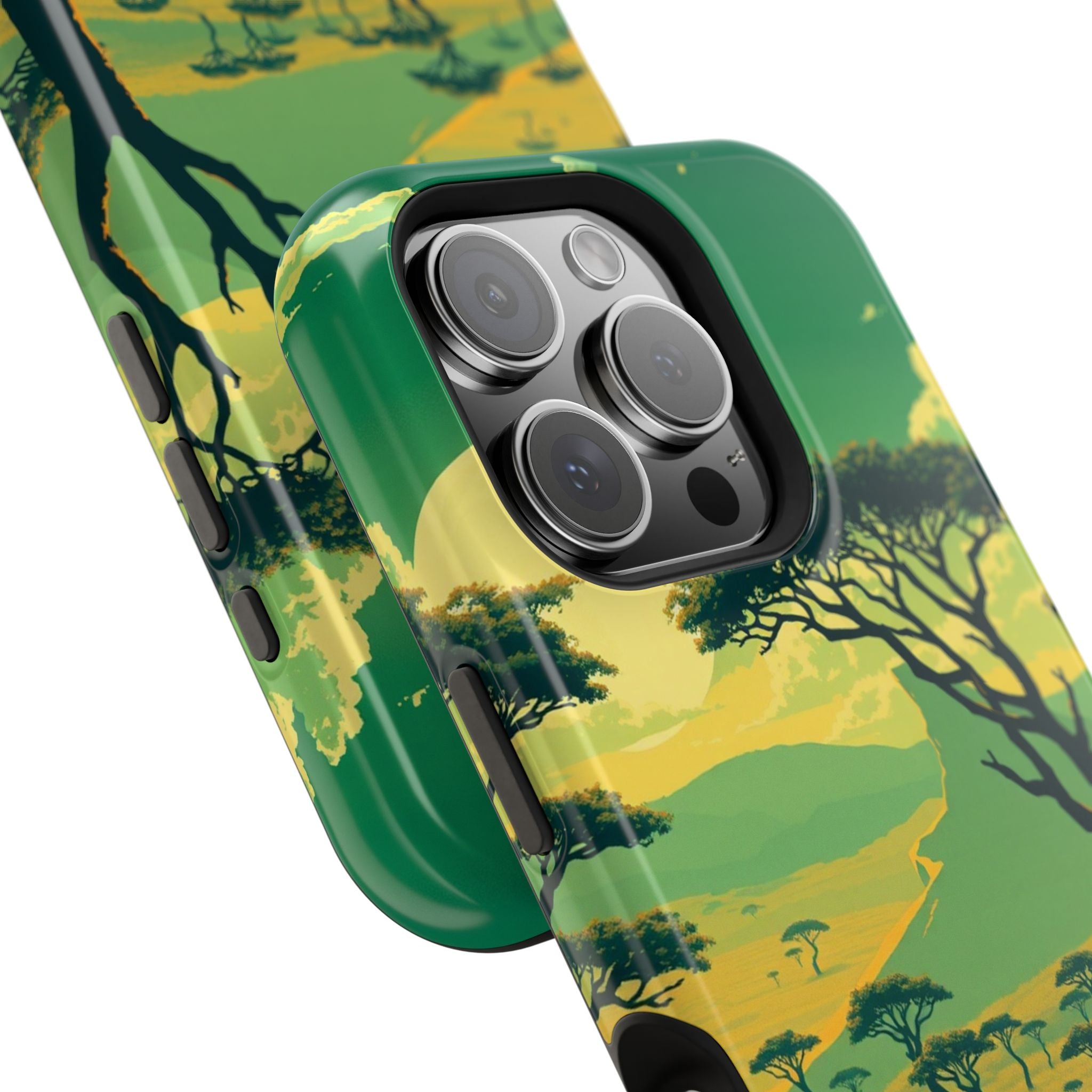 iPhone Savanna Horizon Pixel Art -Bit Slim Everyday Designer Case · iPhone Case