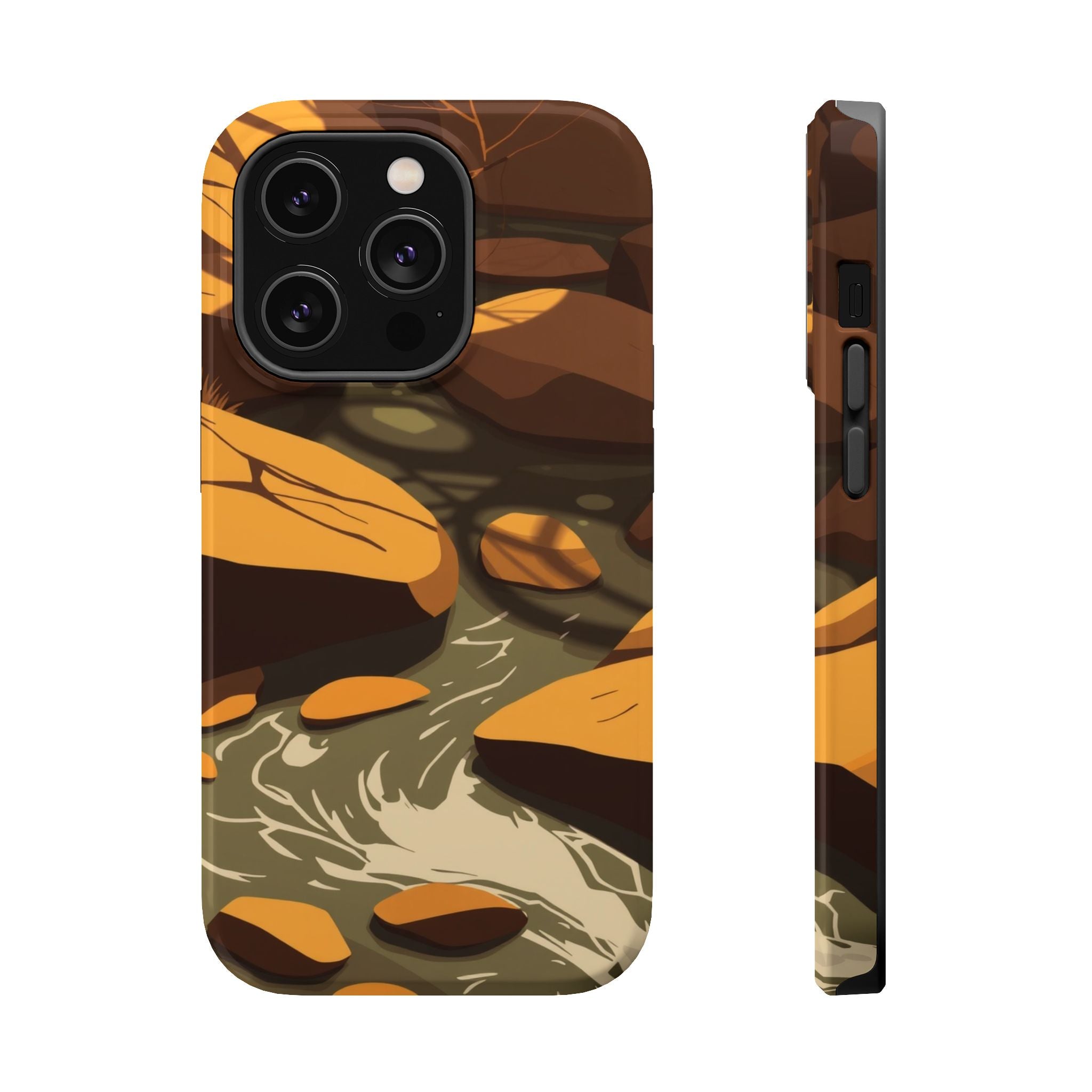 iPhone Spring Creek Mystic Art 10 Bold Modern Everyday Snap Case · iPhone Case