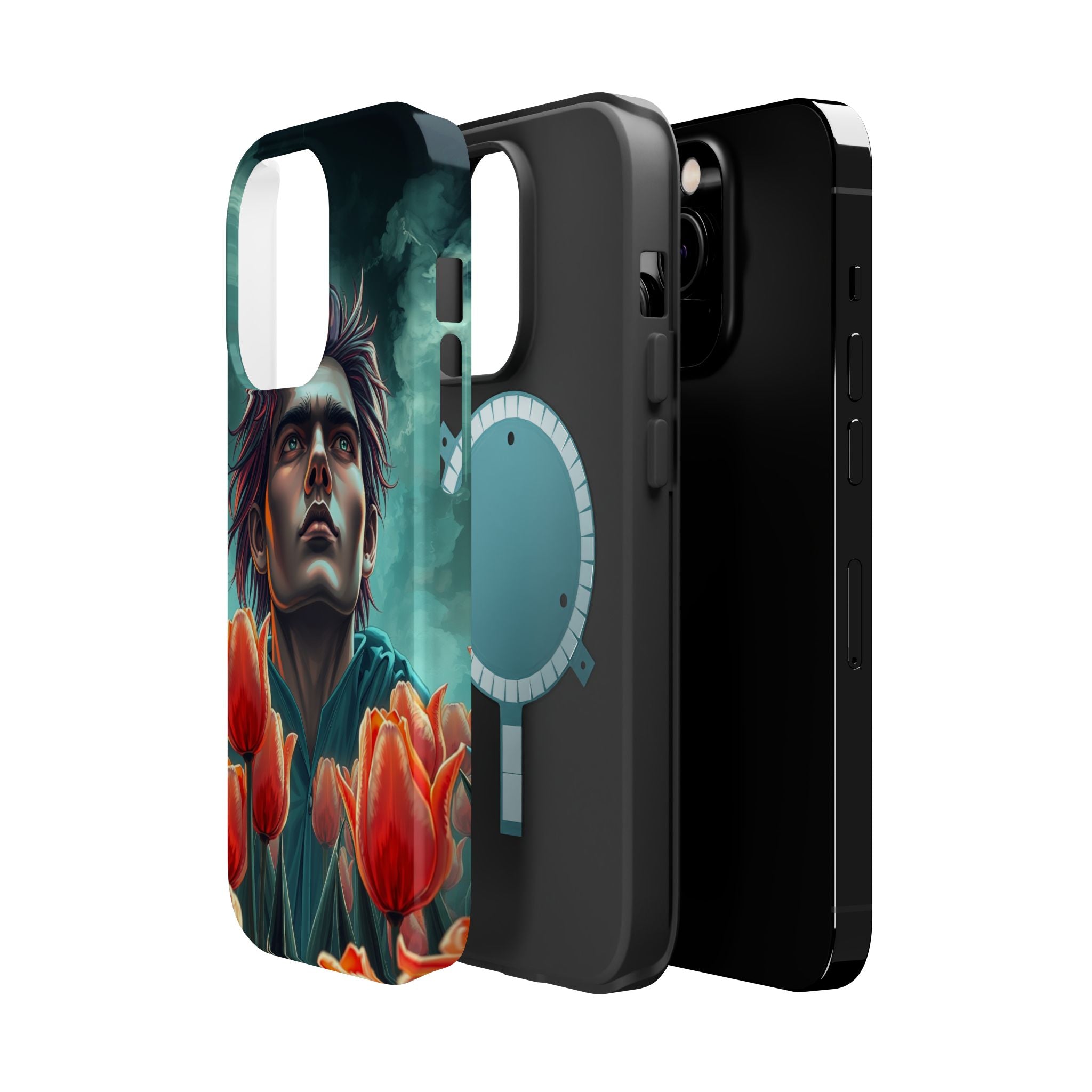 iPhone Tulip Row Electric Art Slim Everyday Designer Case · iPhone Case