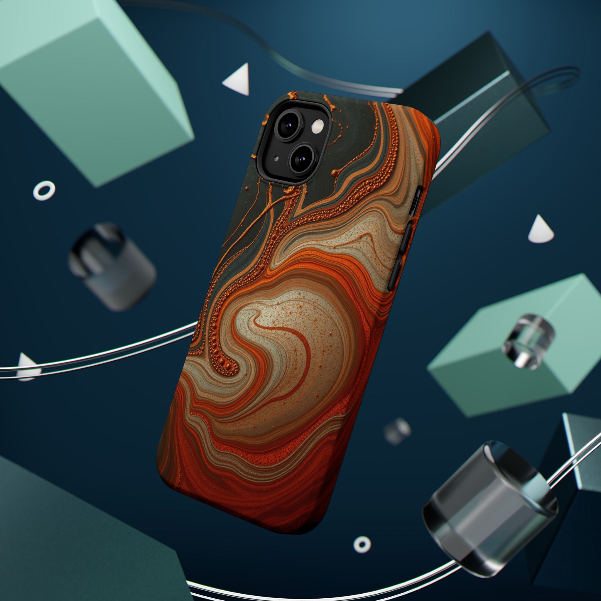iPhone Marble Swirl Enchanted Art Bold Modern Everyday Snap Case · iPhone Case