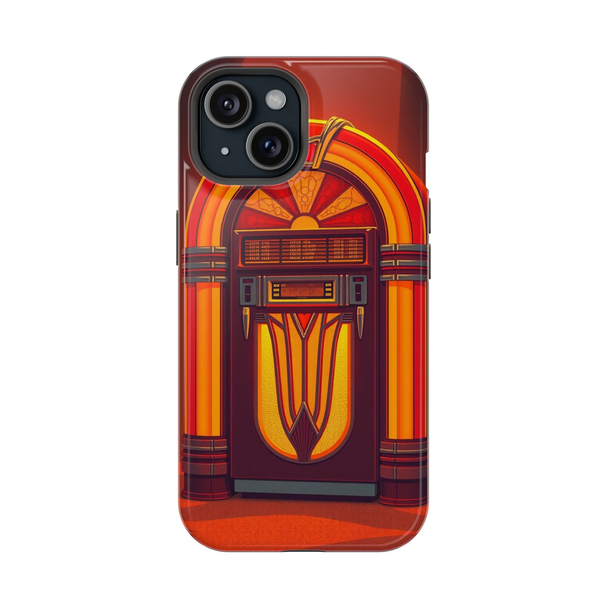 iPhone Jukebox Glow Pop Art Bold Bold Modern Everyday Snap Case · iPhone Case