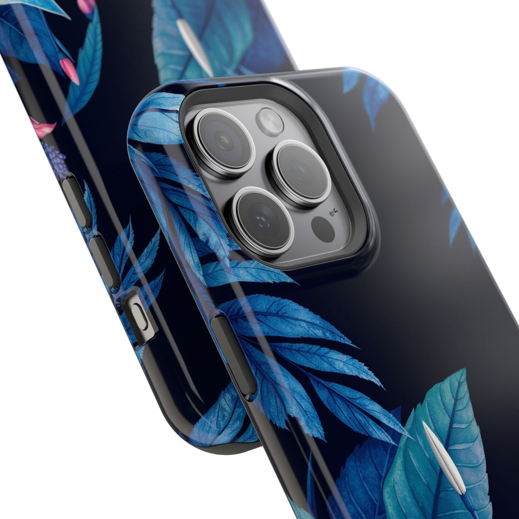 iPhone Serene Jungle Floral Design Clean Minimal Snap Cas Slim Snap Case · iPhon