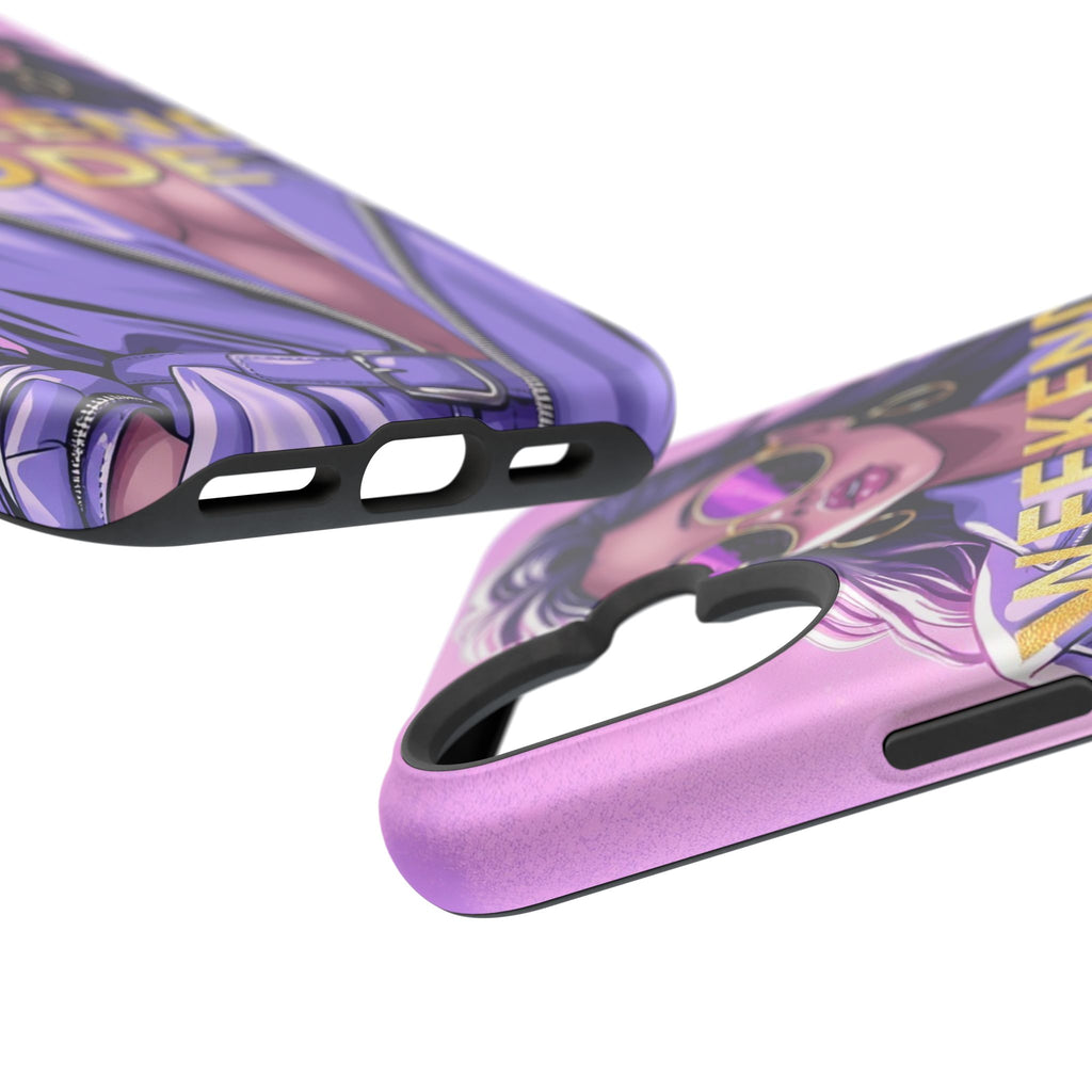 iPhone Lavender And Pearl Weekend Mode On Slim Everyday Designer Case · iPhone C