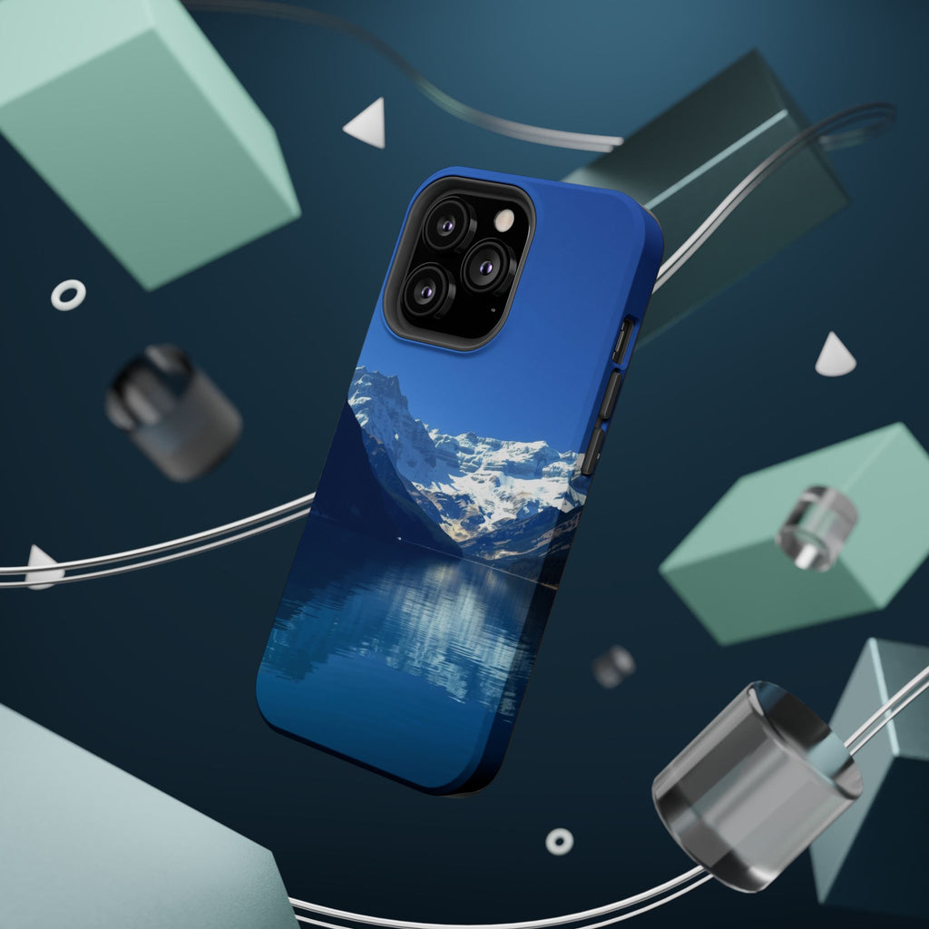iPhone Glacier Lake Cinematic Art Bold Modern Everyday Snap Case · iPhone Case