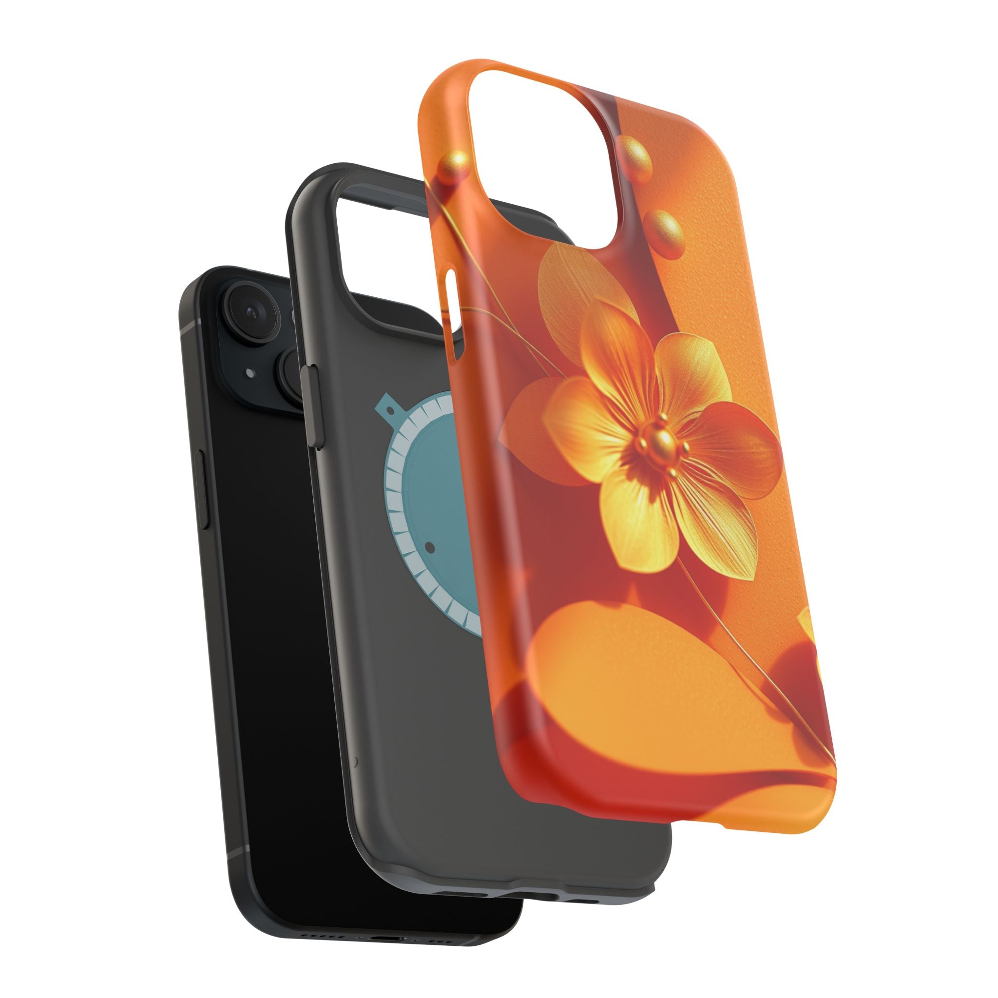 iPhone Floral Geometric Gold Foil Luxury Slim Everyday iPhone Designer · iPhone