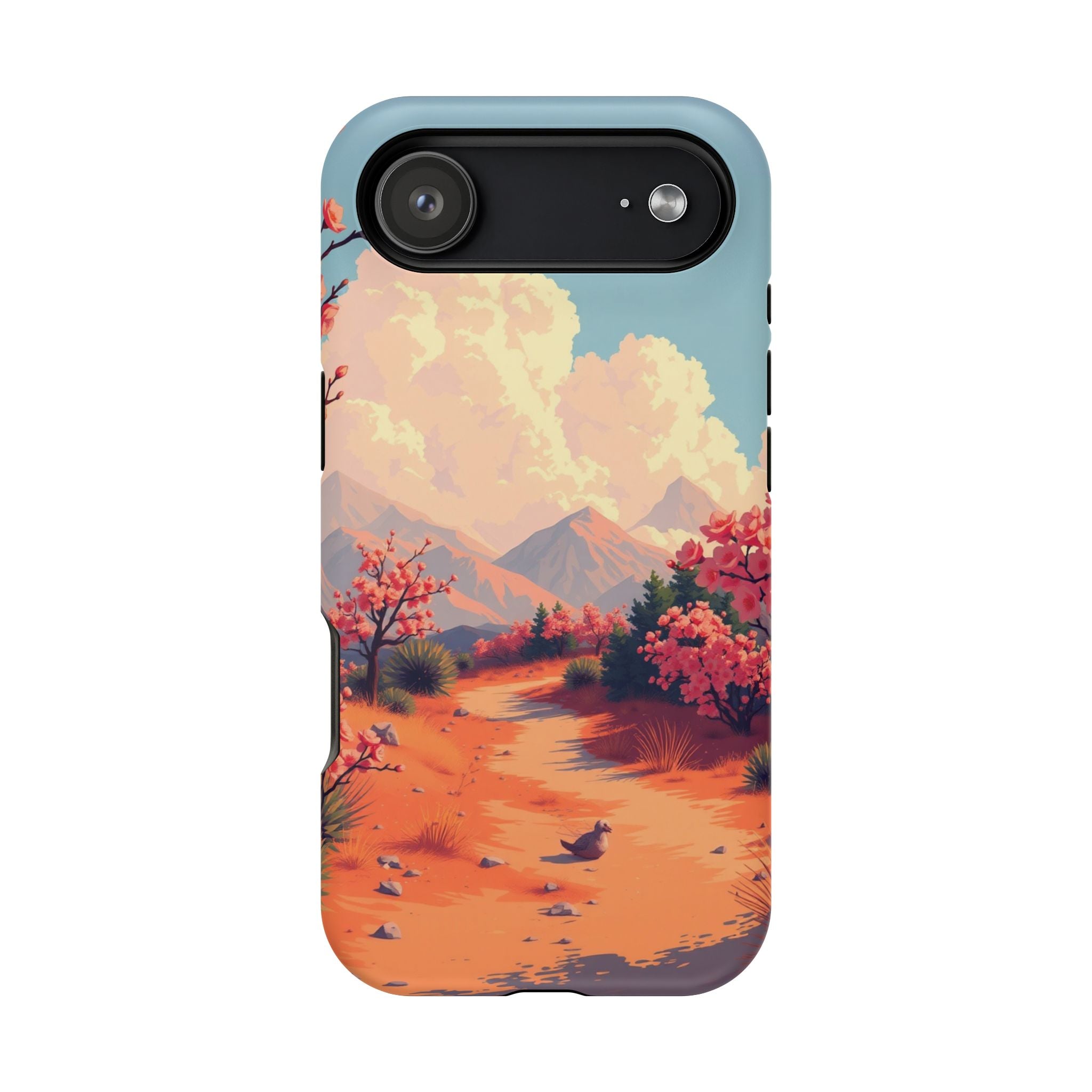 iPhone Burnt Orange And Sand Blossom Trail Slim iPhone Everyday · iPhone Case