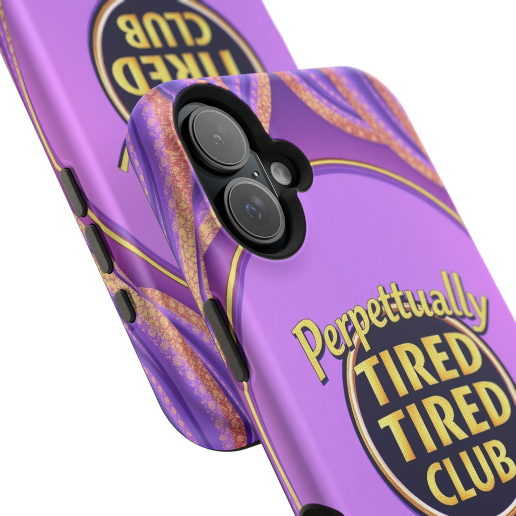 iPhone Perpetually Tired Club Bold Art Slim Everyday Designer Case · iPhone Case