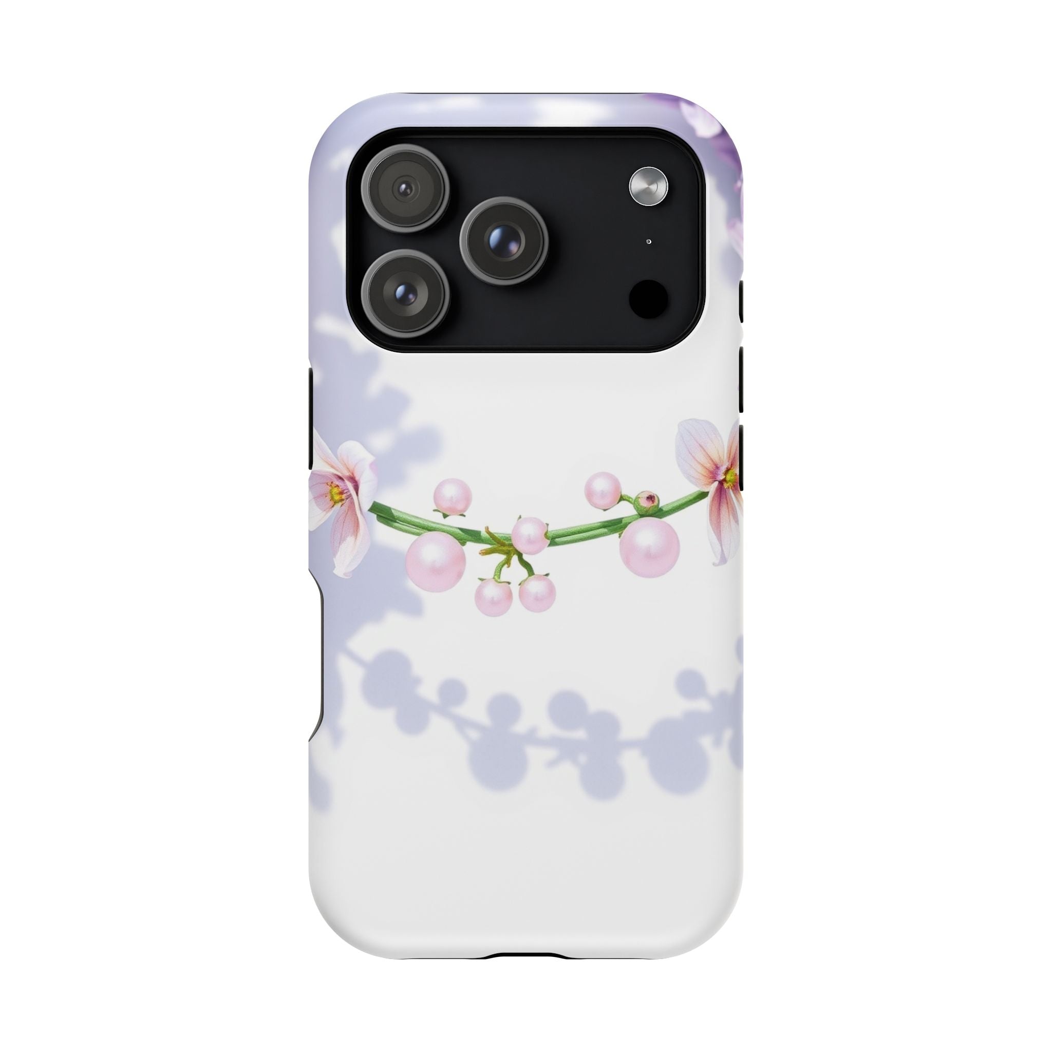 iPhone Vibrant Floral Crown Design Clean Minimal Snap Cas Slim Snap Case · iPhon