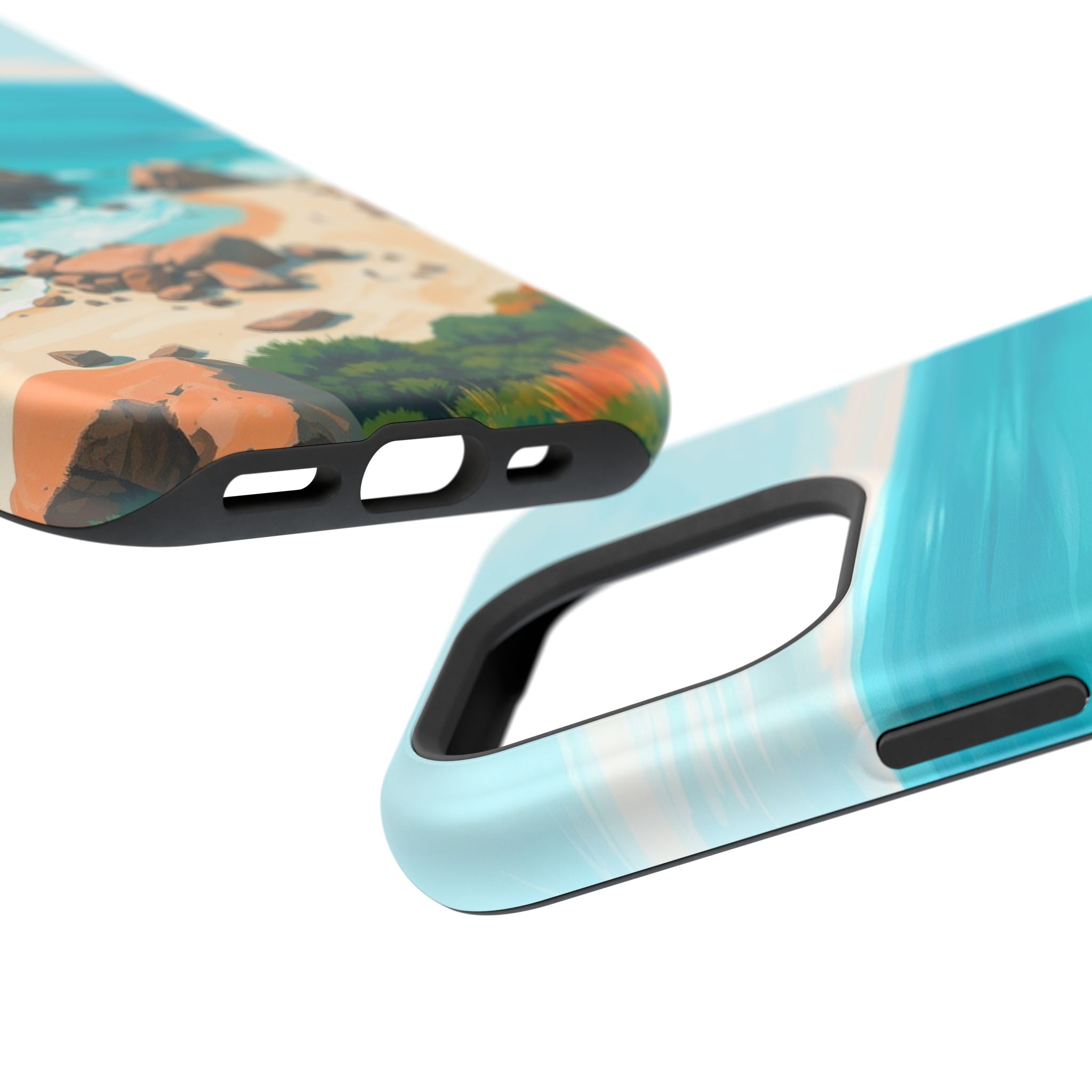 iPhone Pebble Beach Cinematic Art Bold Modern Everyday Snap Case · iPhone Case
