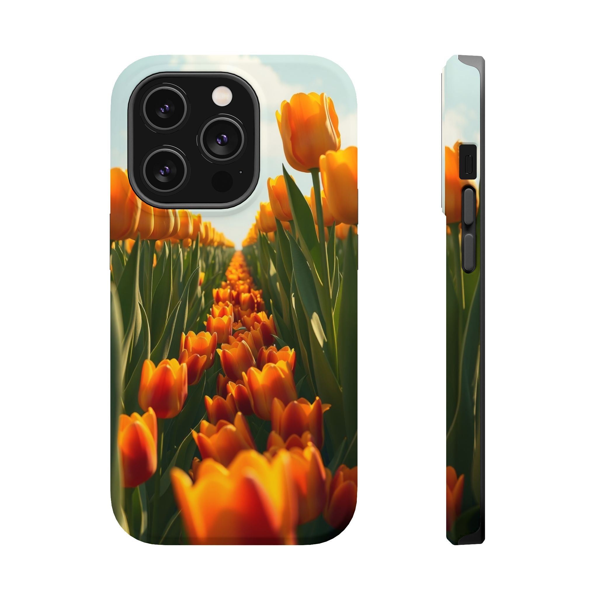 iPhone Tulip Row Radiant Design Slim Everyday Designer Case · iPhone Case