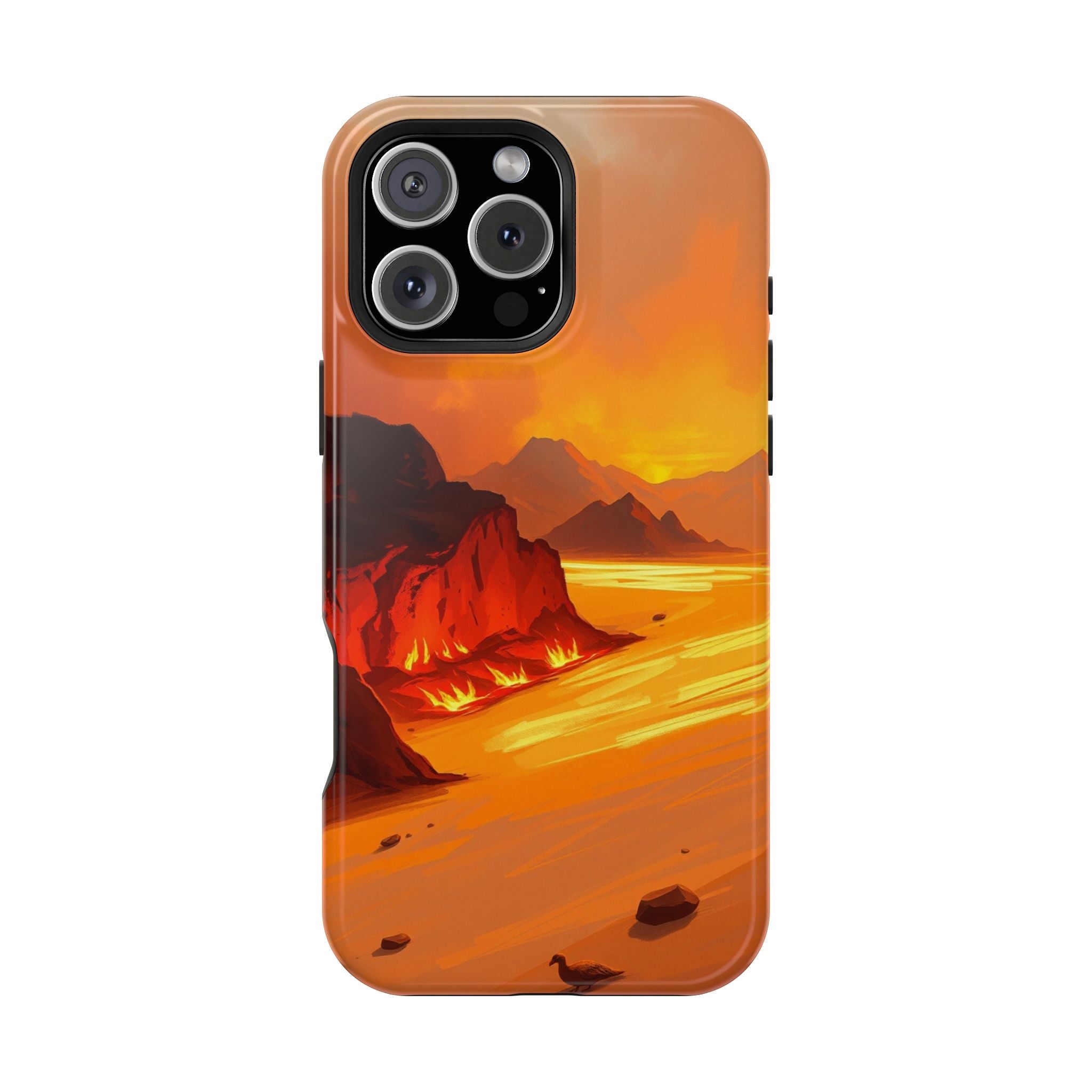 iPhone Burnt Orange And Sand Wildfire Glow Slim iPhone Everyday · iPhone Case