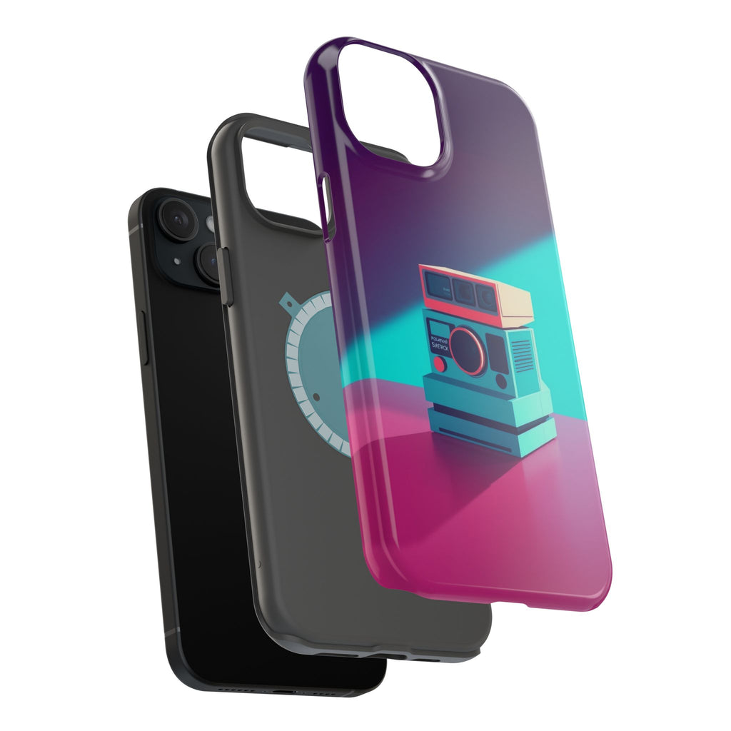 iPhone Polaroid Stack Memory Pop Art Bold Slim Everyday Designer Case · iPhone C