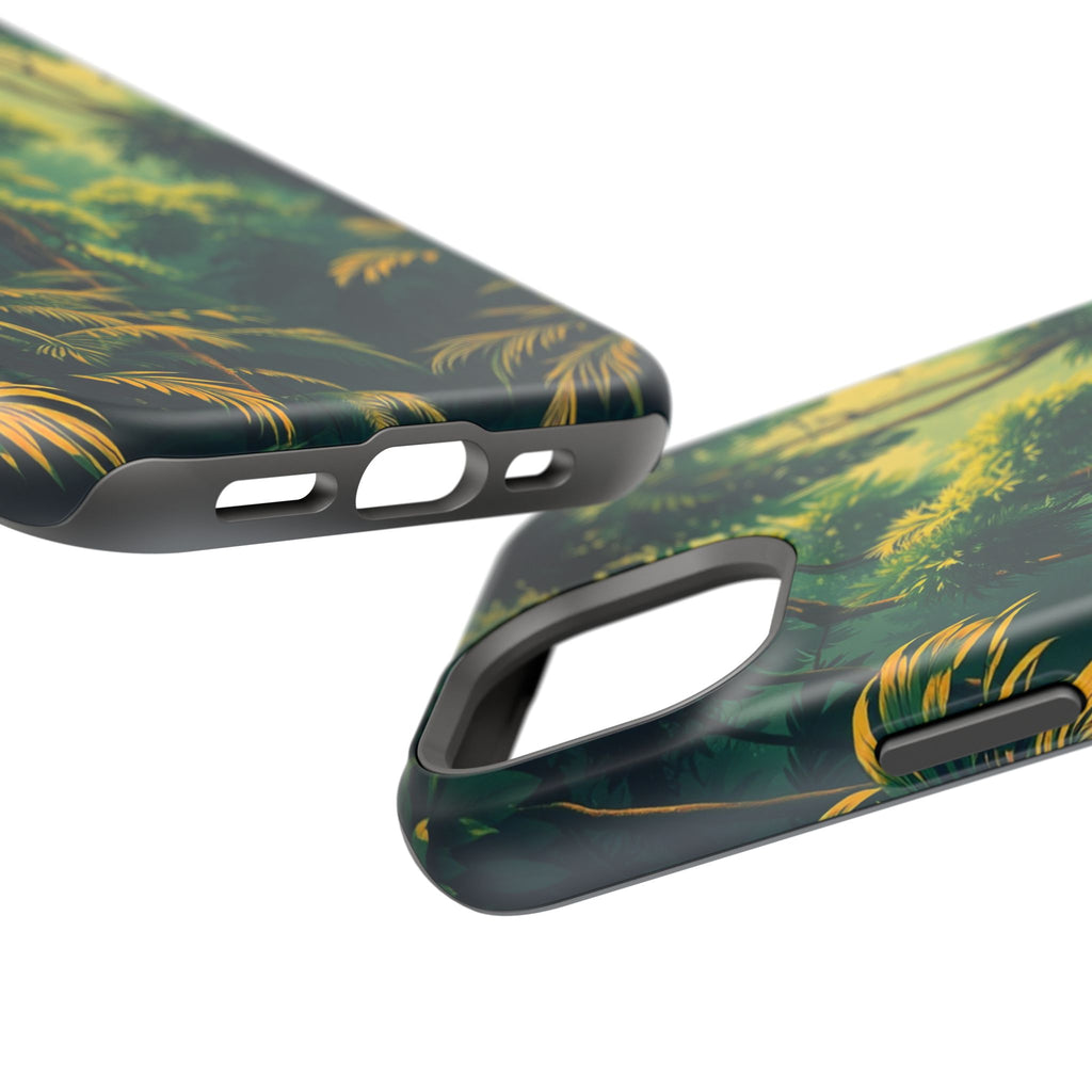 iPhone Rainforest Canopy Vintage Retro Poster Slim iPhone Everyday · iPhone Case