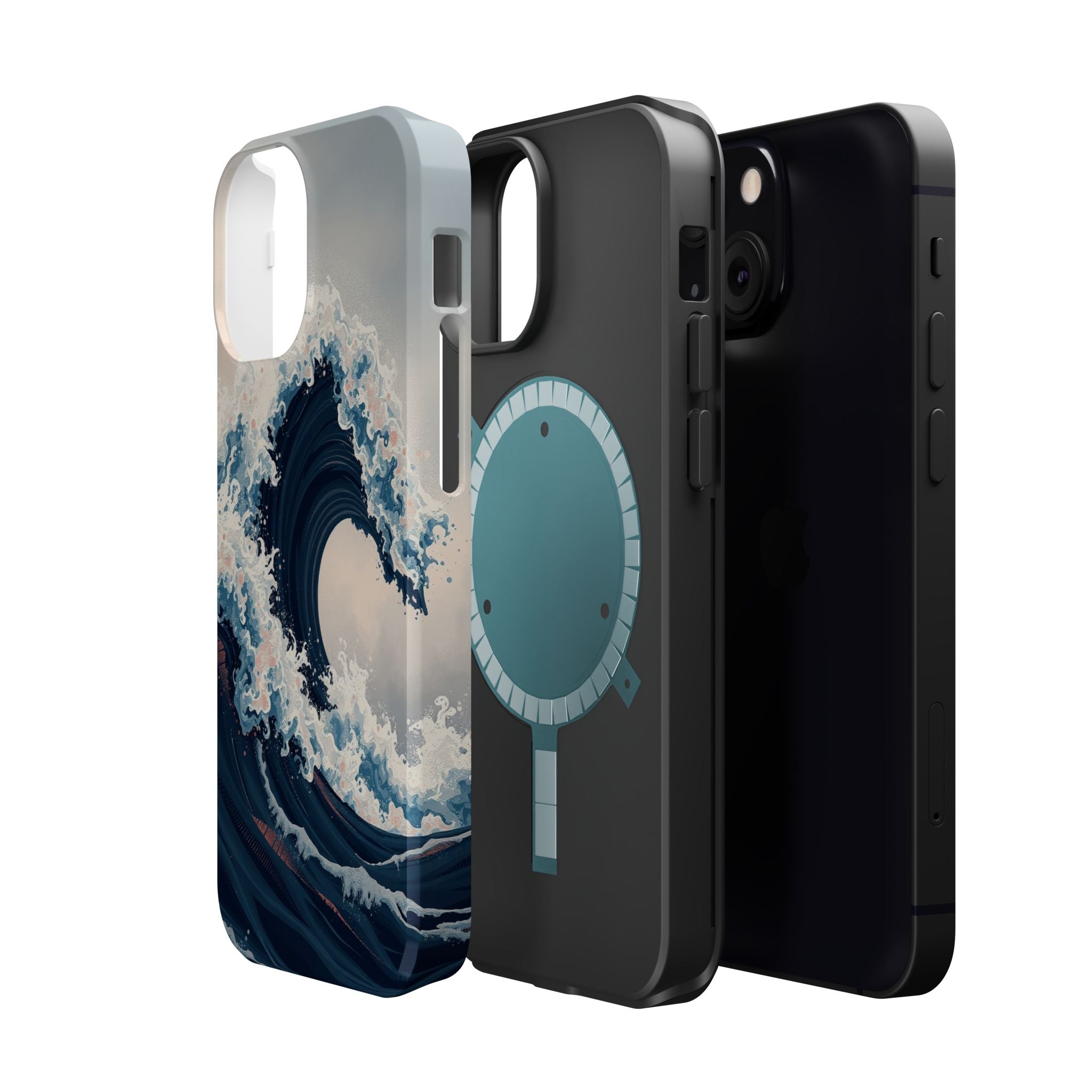 iPhone Ocean Wave Crash Grunge Distressed Slim iPhone Everyday Designer · iPhone