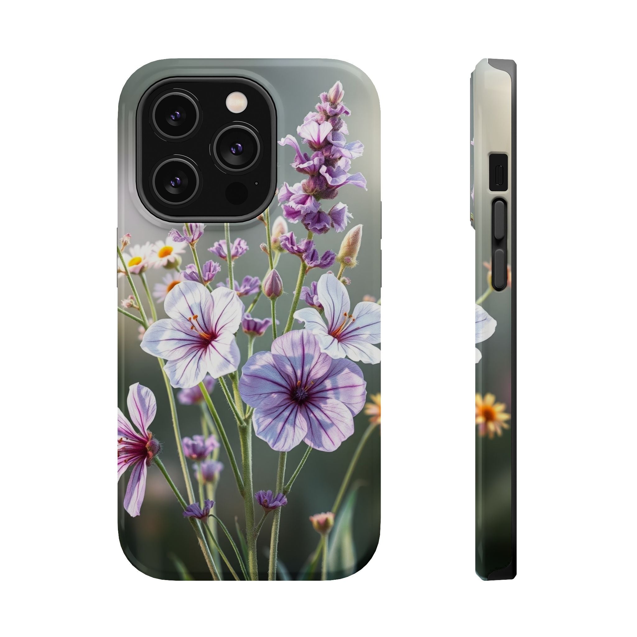 iPhone Wildflower Bunch Enchanted Art Slim Everyday Designer Case · iPhone Case
