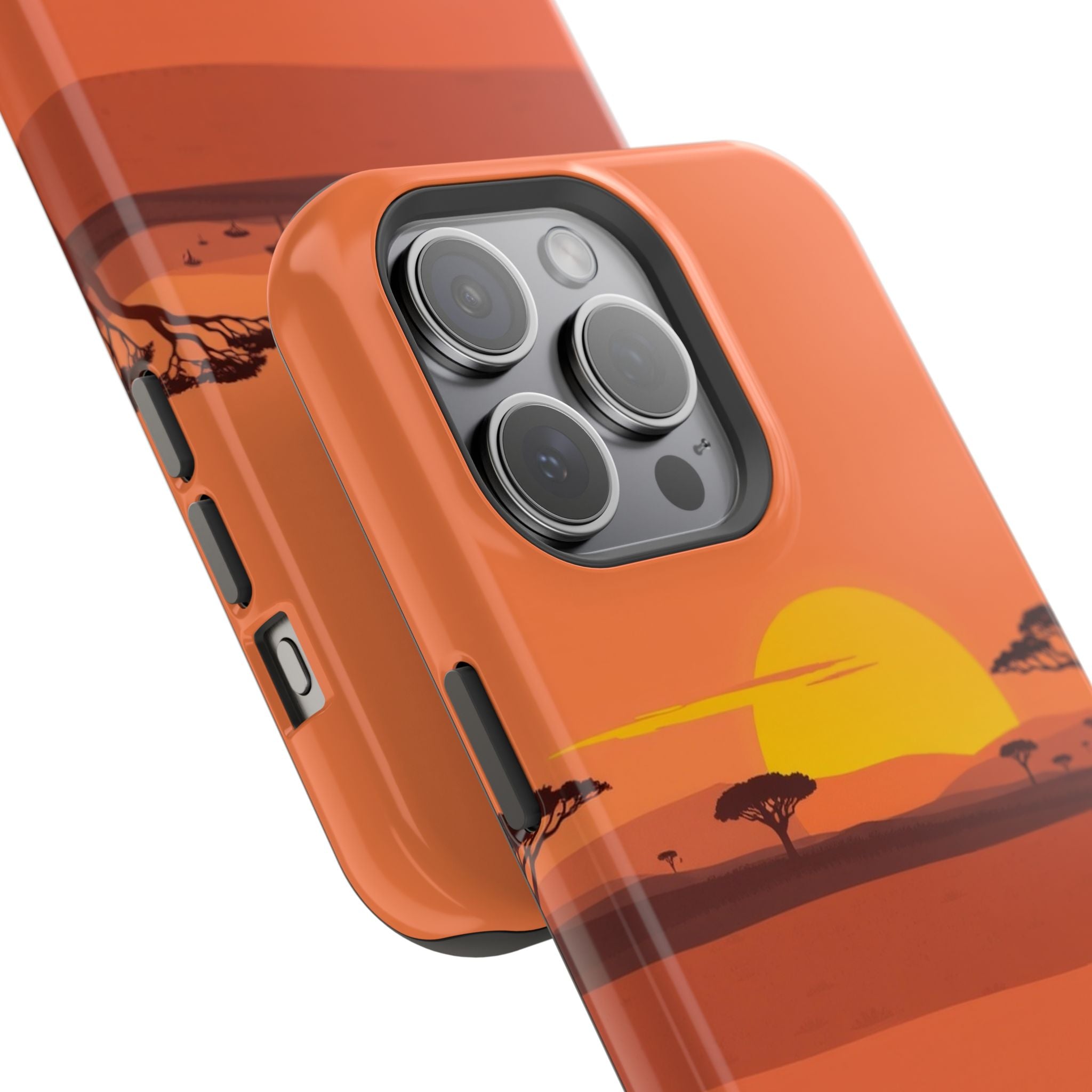 iPhone Sunset Amber And Peach Savanna Horizon Slim iPhone Everyday · iPhone Case