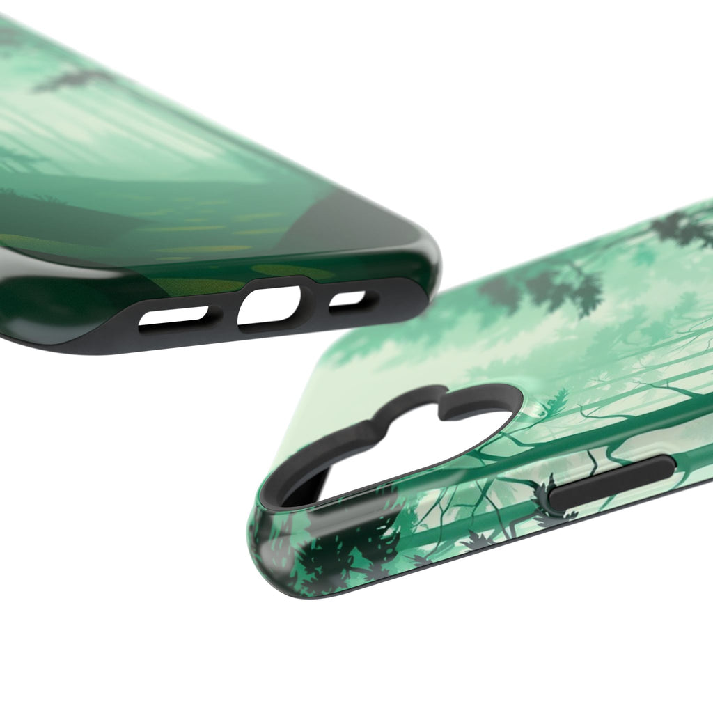iPhone Earthy Misty Forest Path Design Slim Everyday Designer Case · iPhone Case