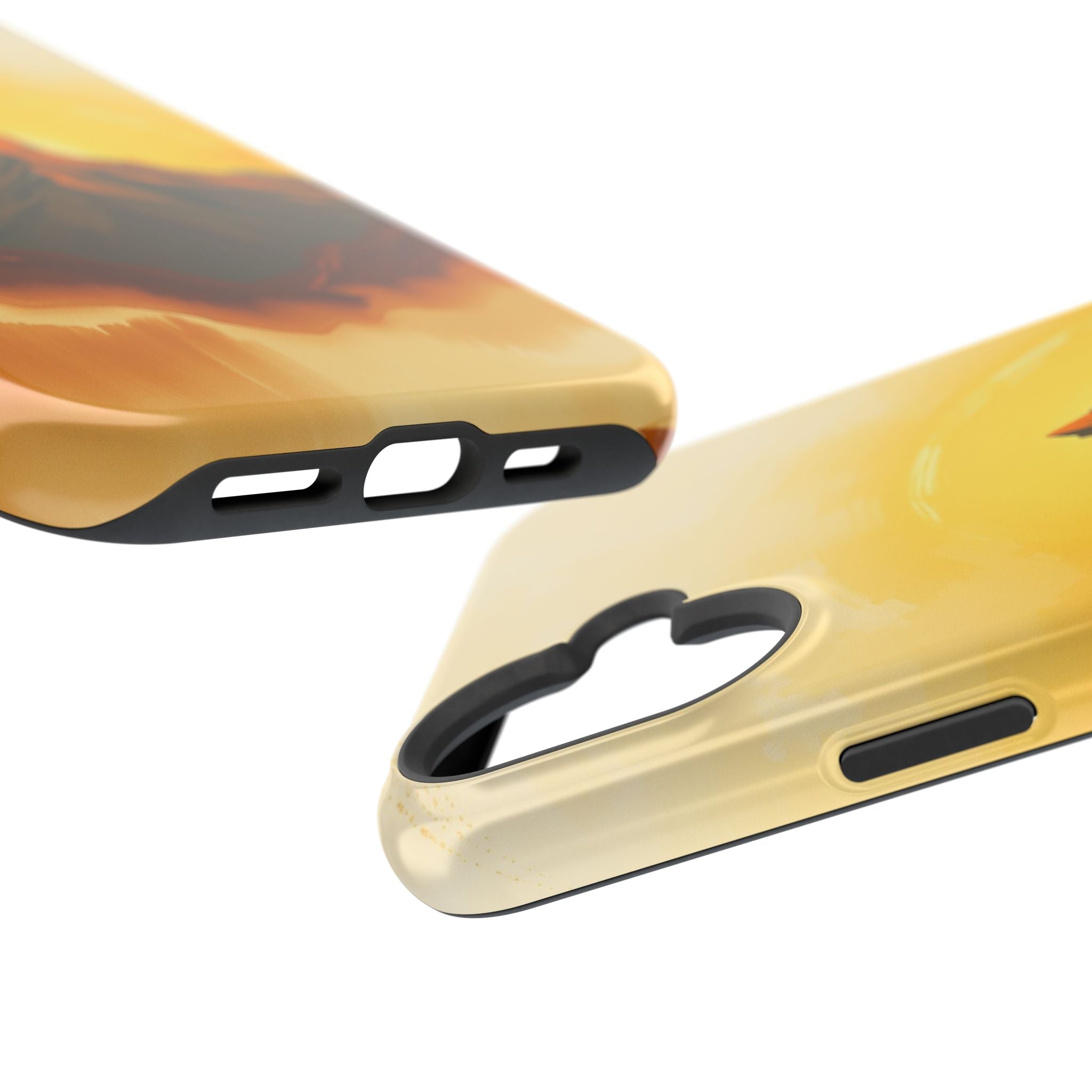 iPhone Mustard And Rust Mountain at Sunrise Slim iPhone Everyday · iPhone Case