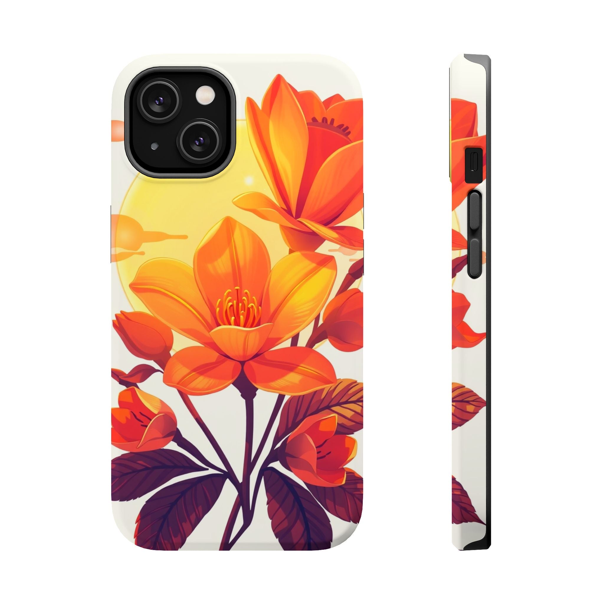 iPhone Dreamy Neon Floral Design Bold Modern Everyday Snap Case · iPhone Case