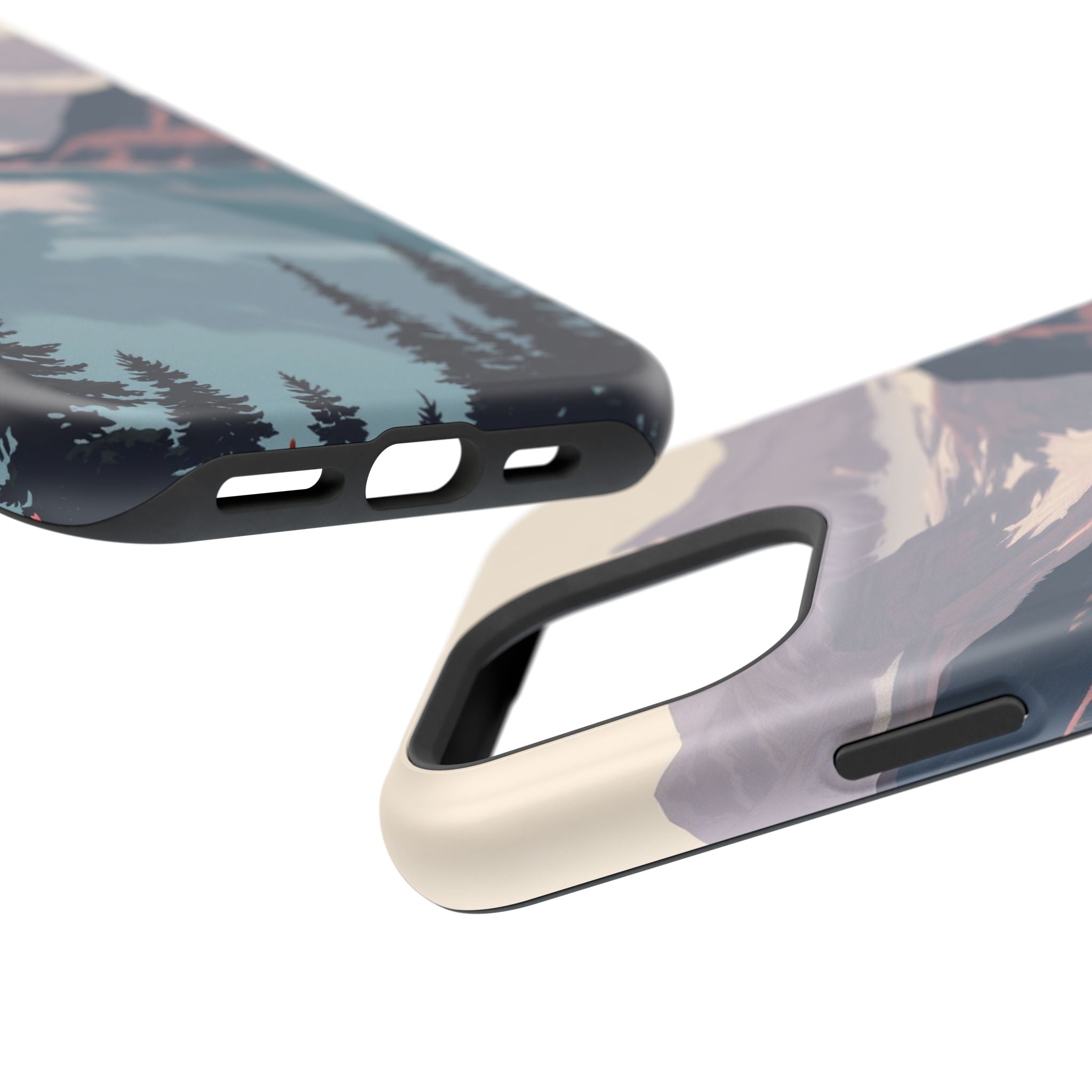 iPhone Rose Pink And Cream Glacier Lake Slim Everyday iPhone 18 · iPhone Case