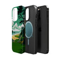 iPhone Emerald Green And Gold Pebble Beach Slim iPhone Everyday · iPhone Case