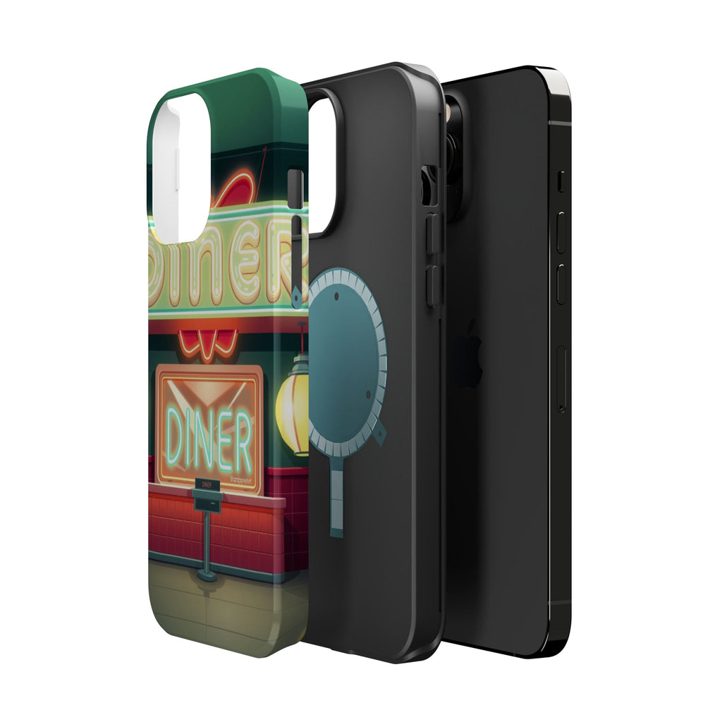 iPhone Neon Diner Sign Mystic Art Bold Modern Everyday Snap Case · iPhone Case