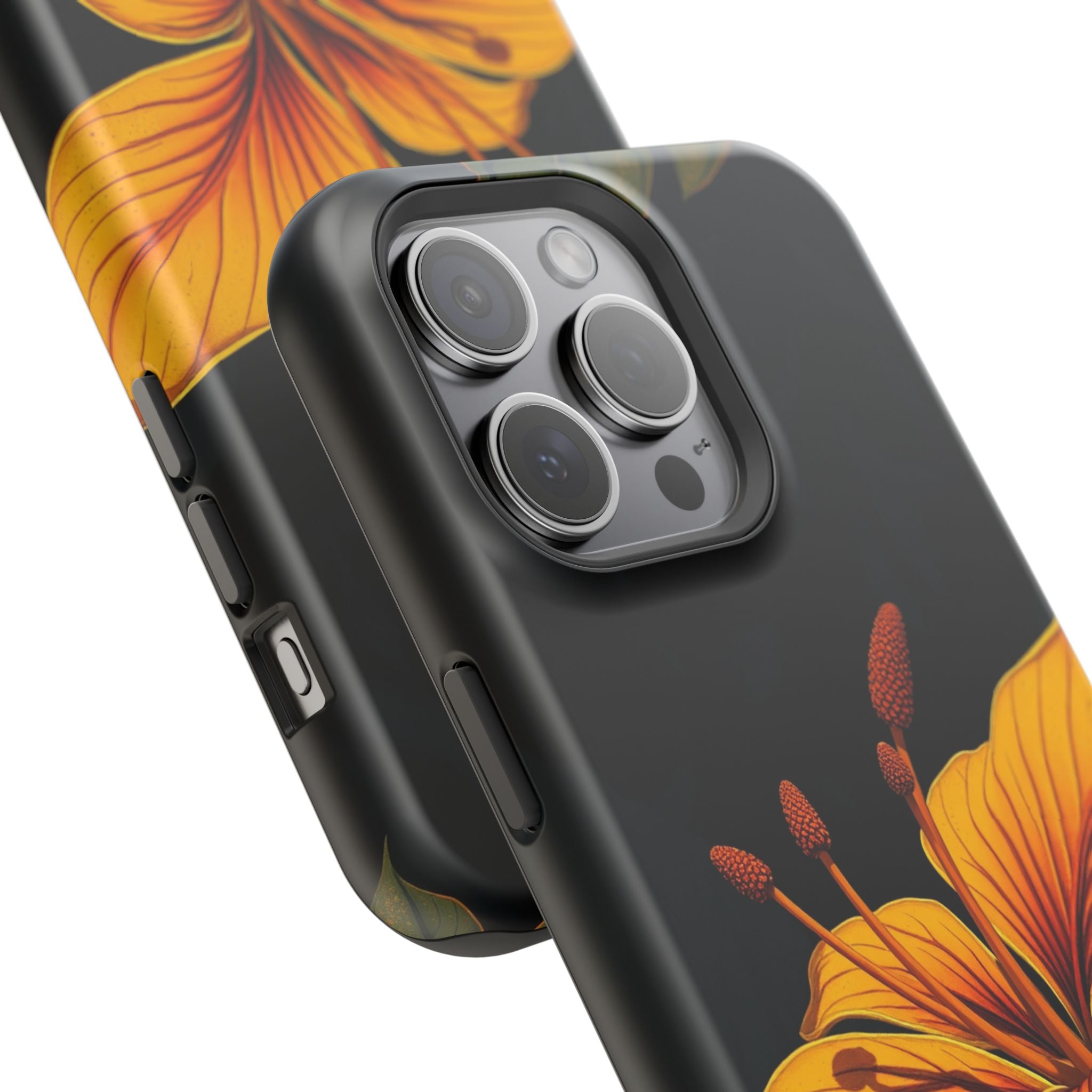 iPhone Earthy Tropical Bloom Design Artistic Everyday Cas Slim Snap Case · iPhon