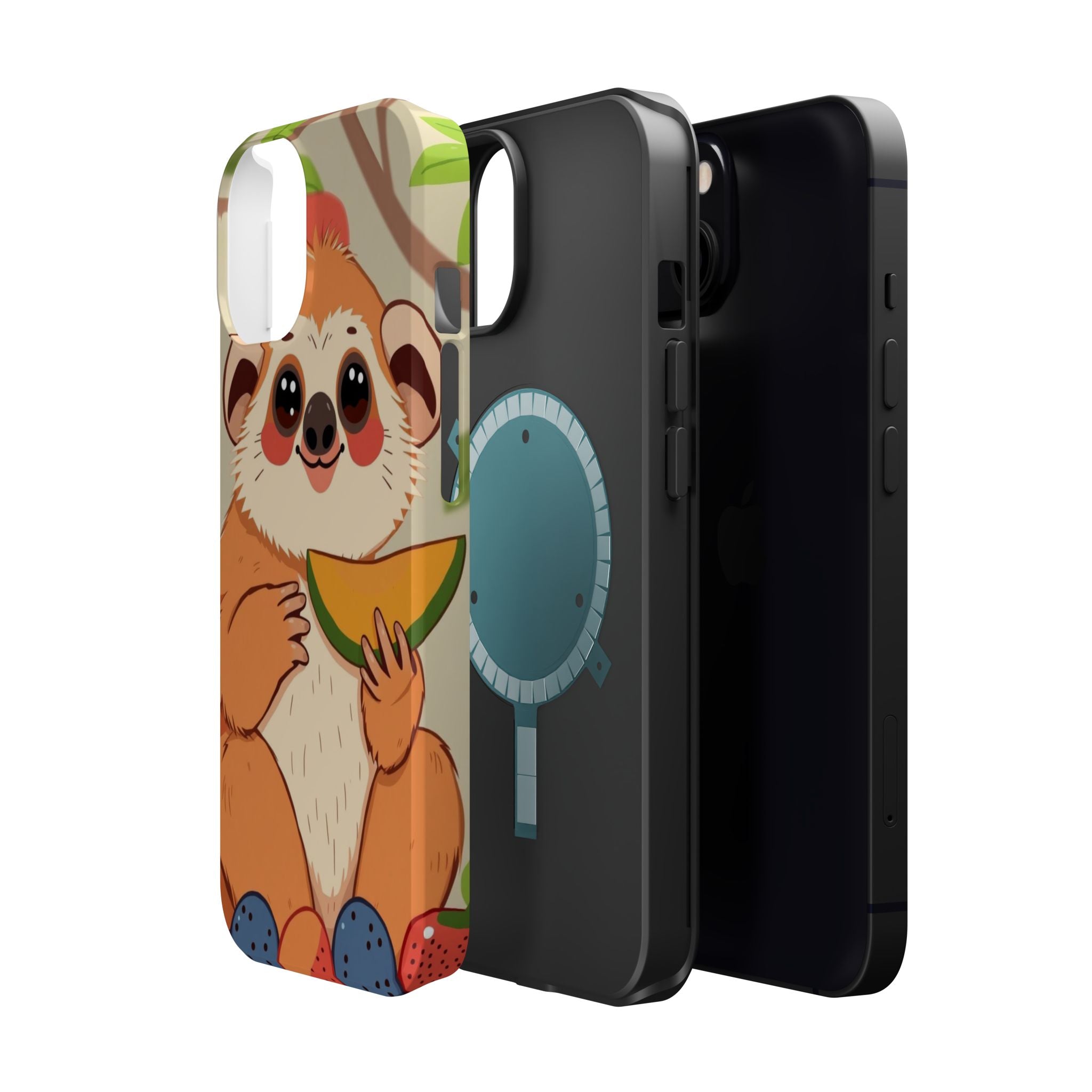 iPhone Slow Loris with Fruit Kids Fun iPhone Phone Case Gift Slim · iPhone Case