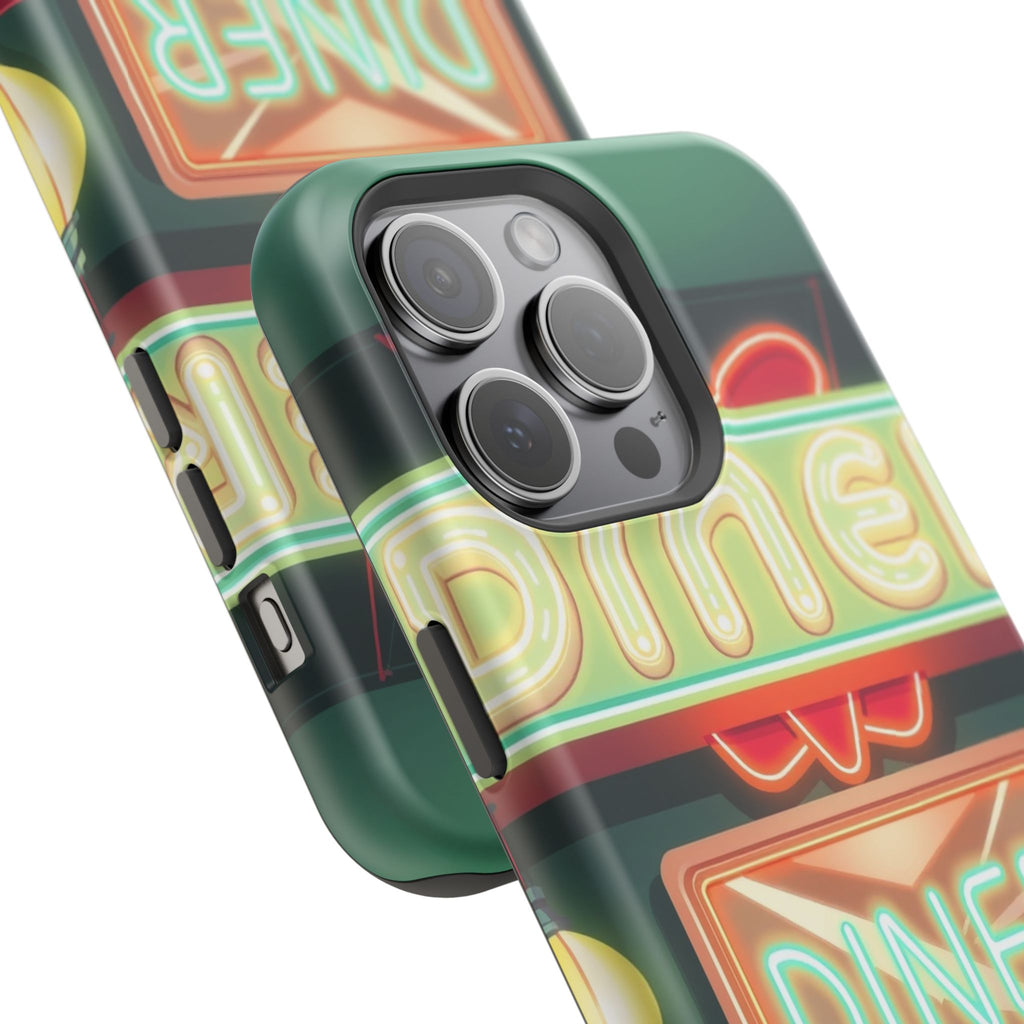 iPhone Neon Diner Sign Mystic Art Bold Modern Everyday Snap Case · iPhone Case