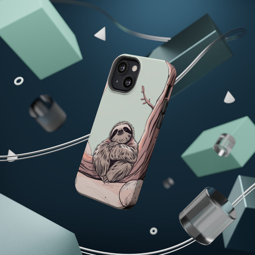 iPhone Cozy Sloth Mode Hand-Drawn Sketch Slim Everyday Designer Case · iPhone Ca