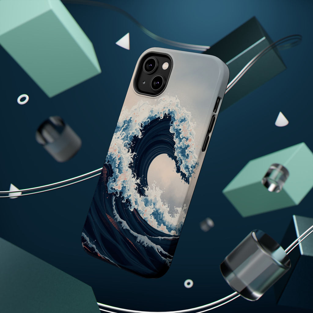 iPhone Ocean Wave Crash Grunge Distressed Slim iPhone Everyday Designer · iPhone