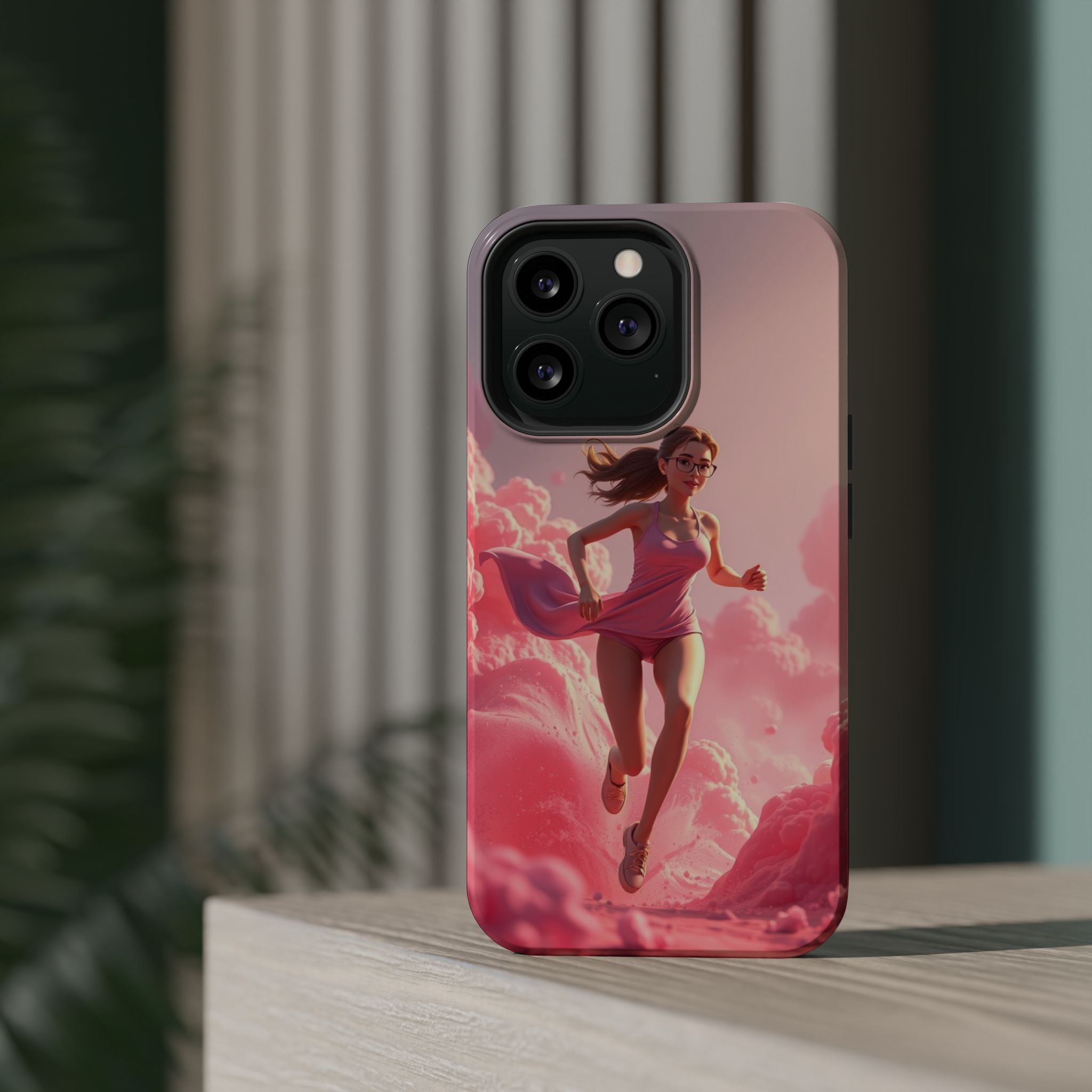 iPhone on Fumes 3D Digital Bold Modern Everyday Snap Case · iPhone Case