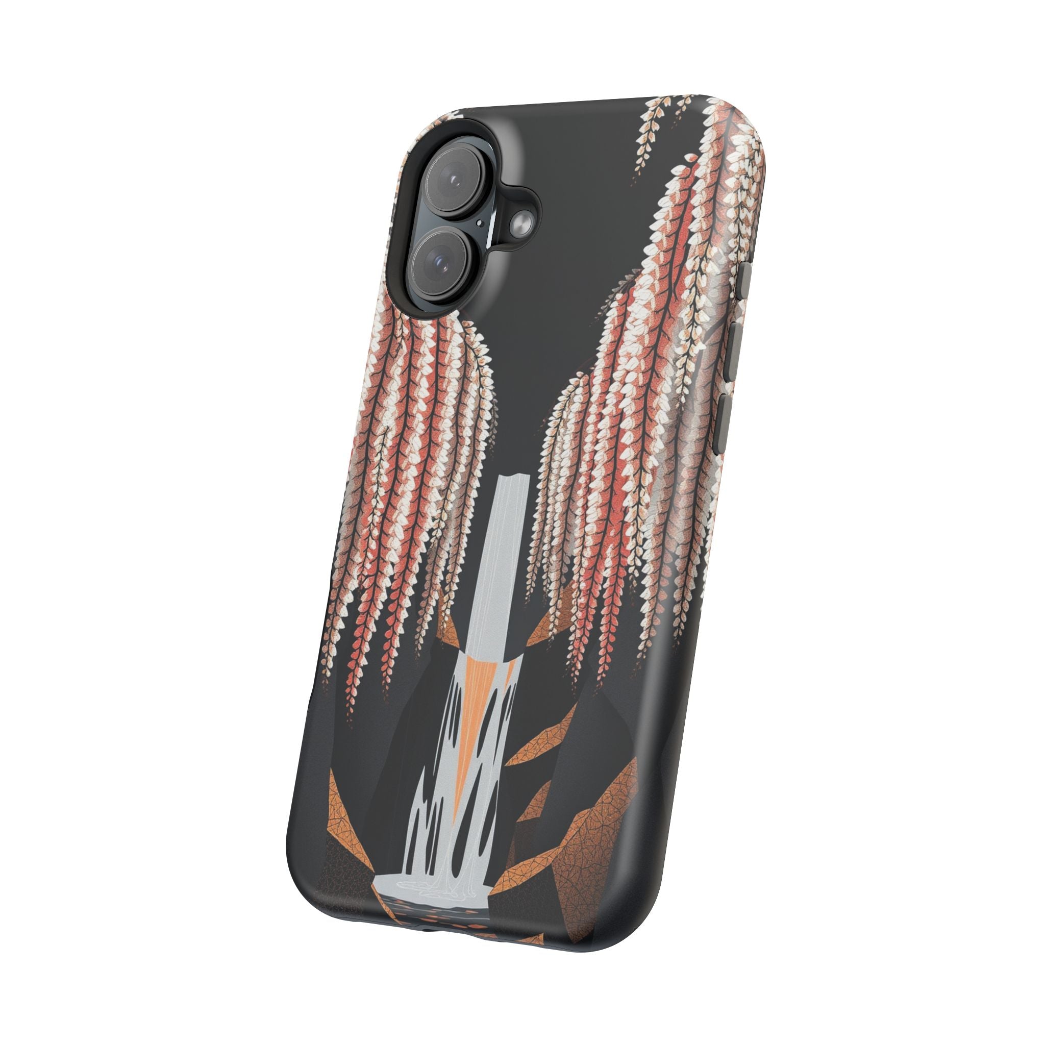 iPhone Earthy Wisteria Cascade Design Slim Everyday iPhone 10 Designer · iPhone