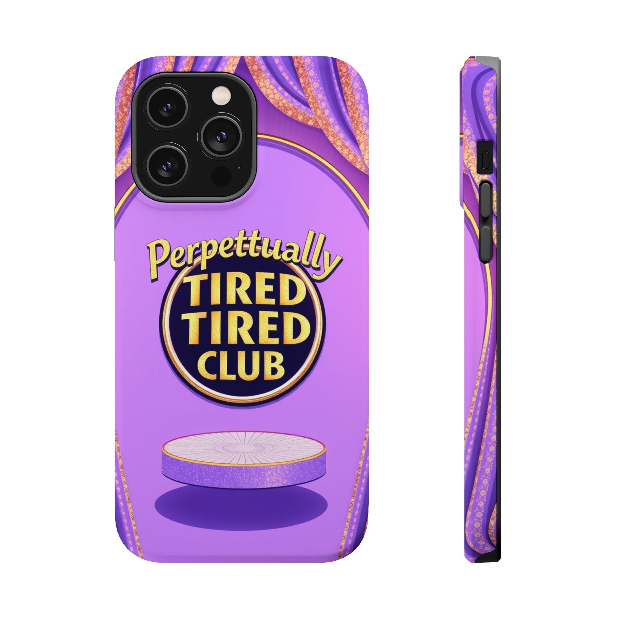 iPhone Perpetually Tired Club Bold Art Slim Everyday Designer Case · iPhone Case