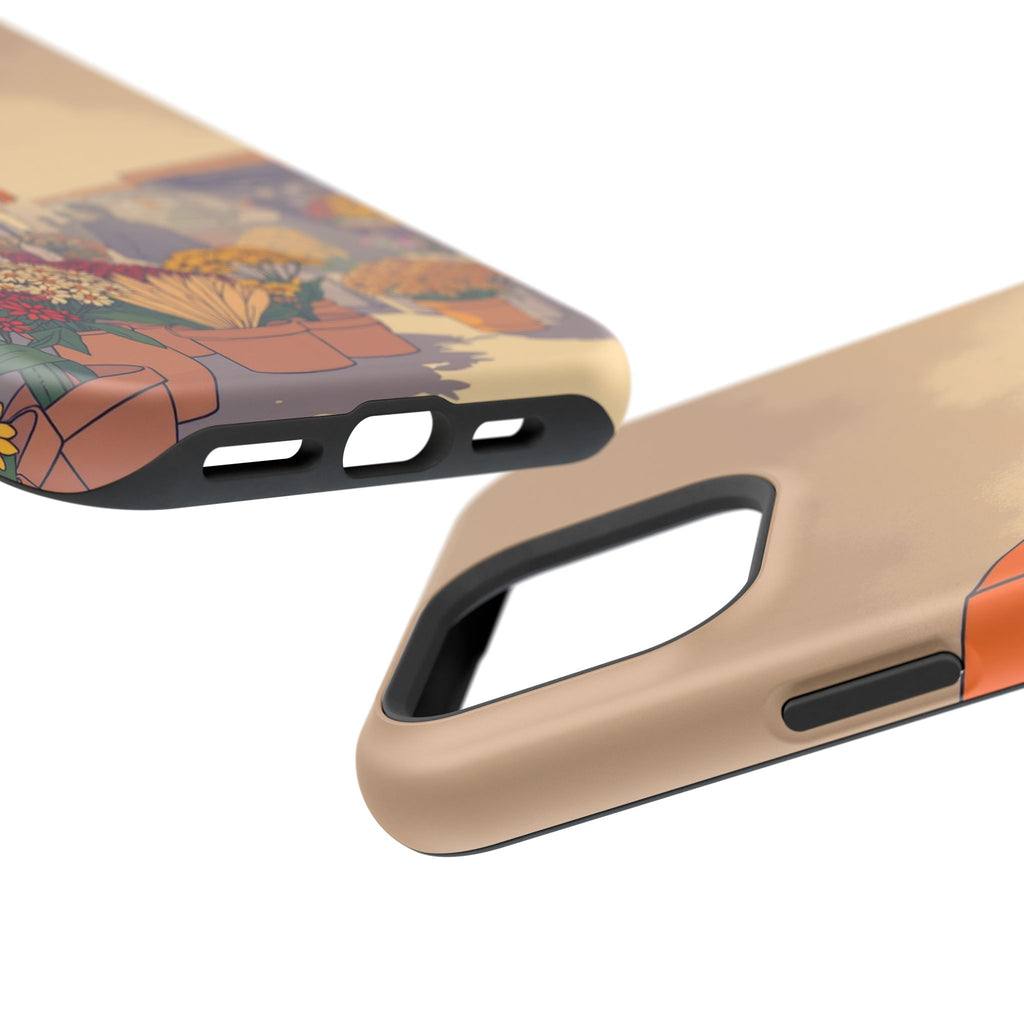 iPhone Vibrant Flower Market Design Slim Everyday Designer Case · iPhone Case