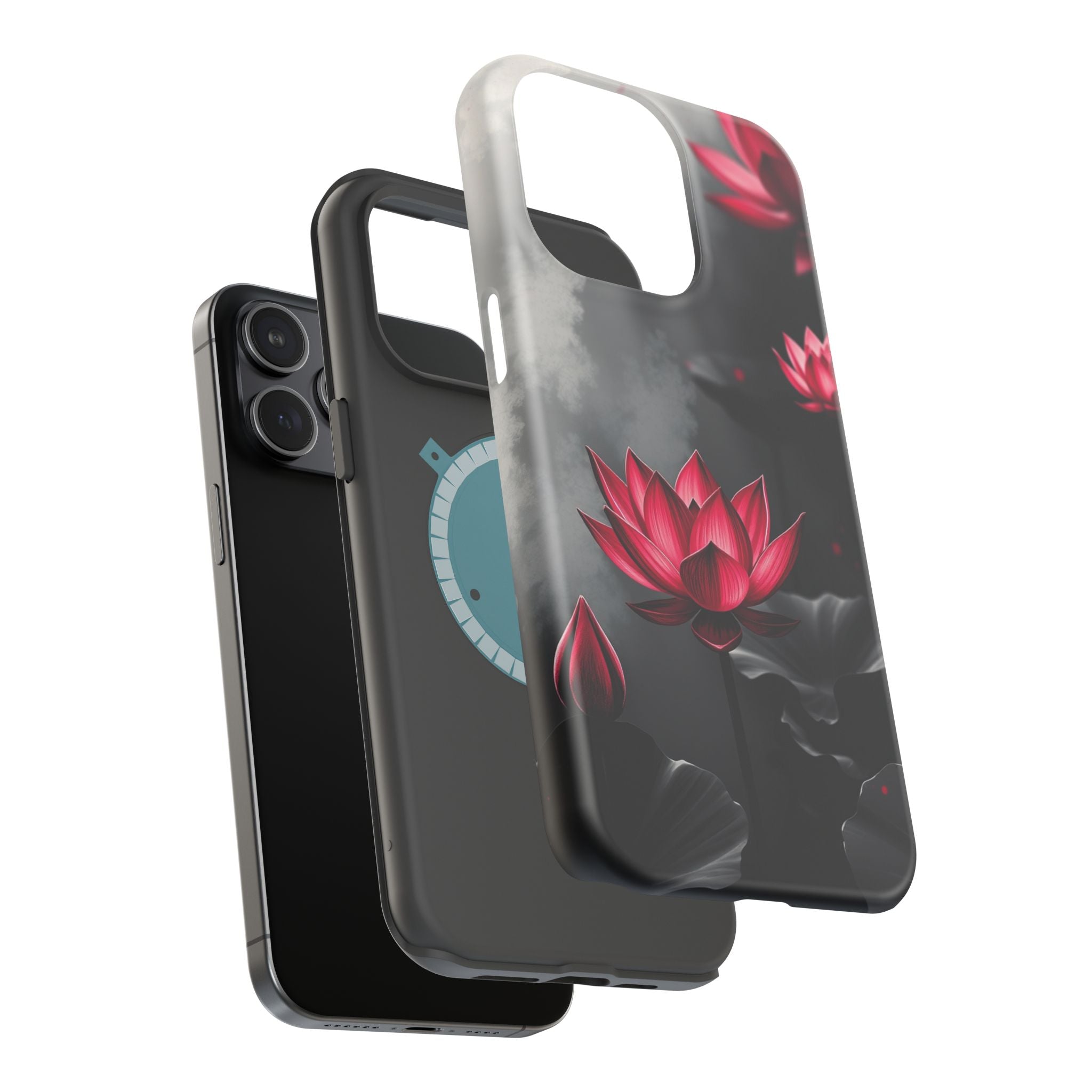 iPhone Lotus Pond Mystic Art 15 Slim Everyday Designer Case · iPhone Case