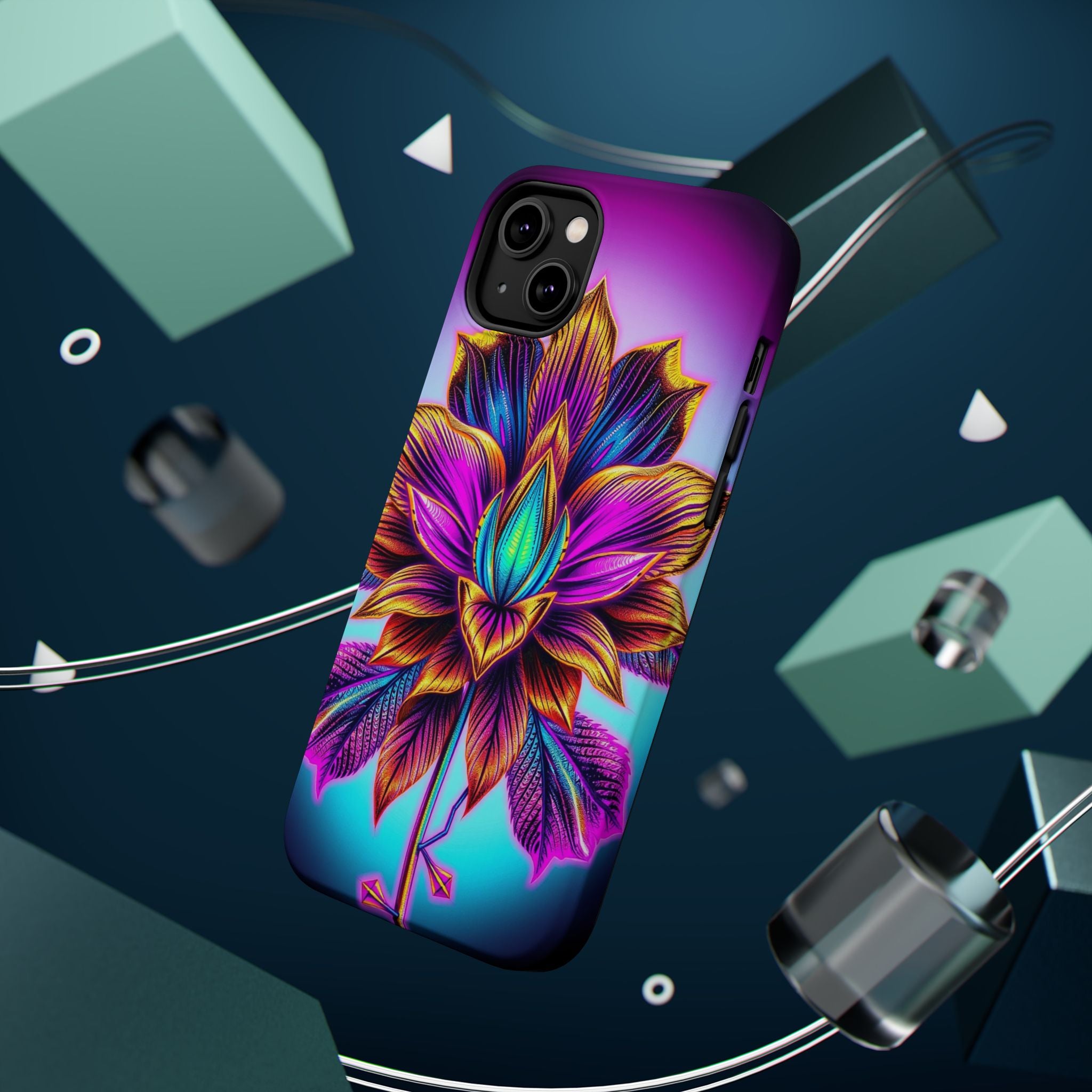 iPhone Floral Gold Foil Mystic Art Bold Modern Everyday Snap Case · iPhone Case