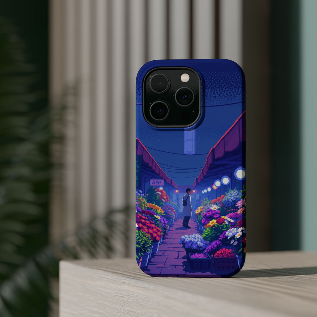 iPhone Flower Market Electric Art Bold Modern Everyday Snap Case · iPhone Case
