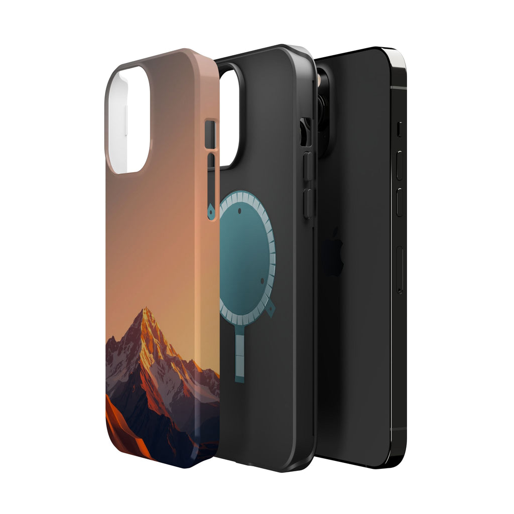 iPhone Mountain at Sunrise Bold Art 10 Slim Everyday Designer Case · iPhone Case