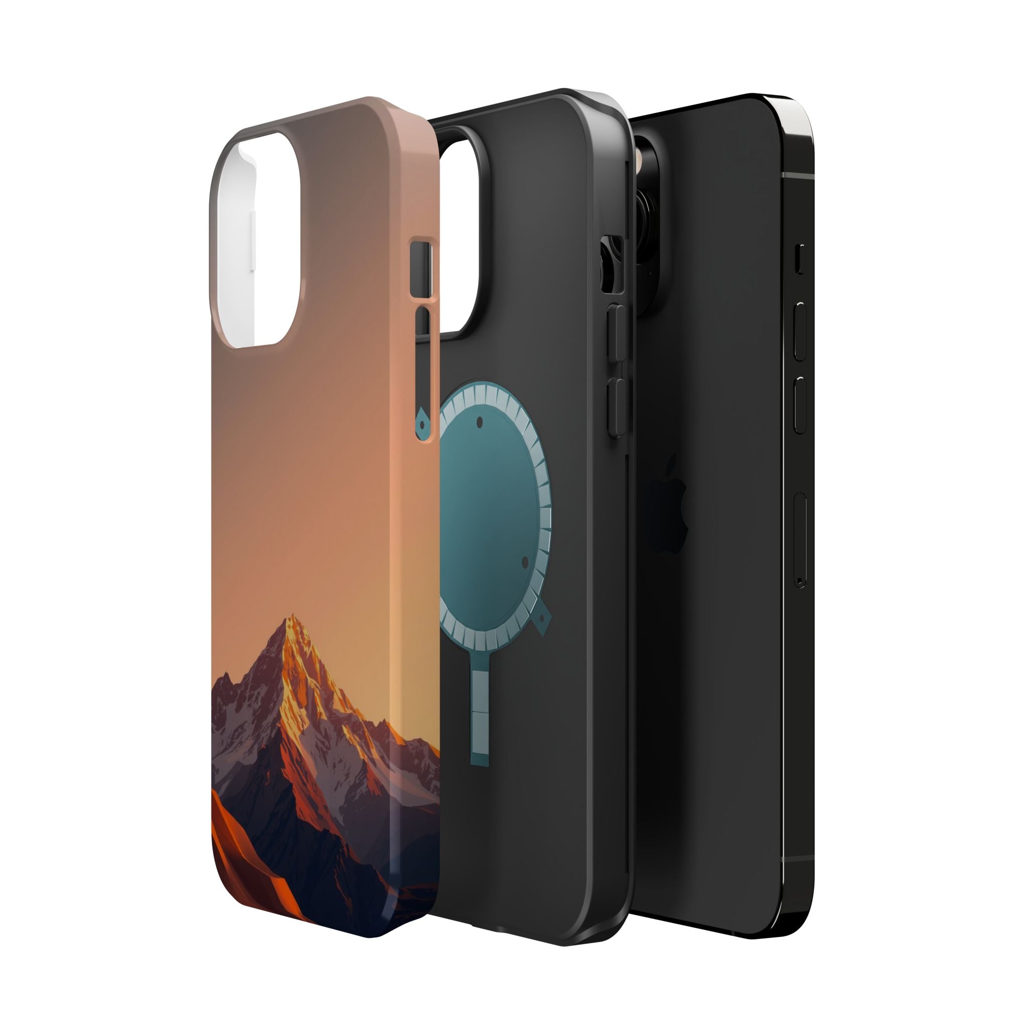iPhone Mountain at Sunrise Bold Art 10 Slim Everyday Designer Case · iPhone Case