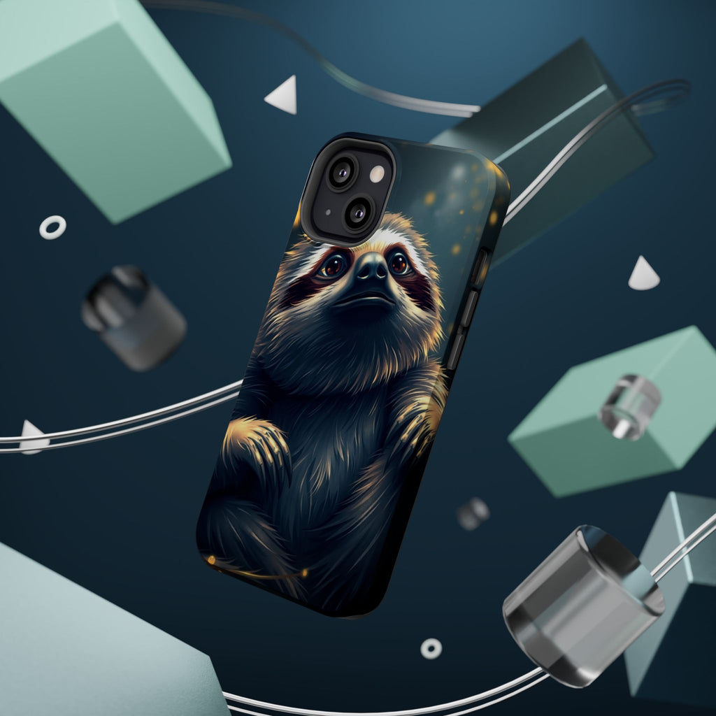 iPhone Vibrant Cozy Sloth Mode Design Slim Everyday Designer Case · iPhone Case