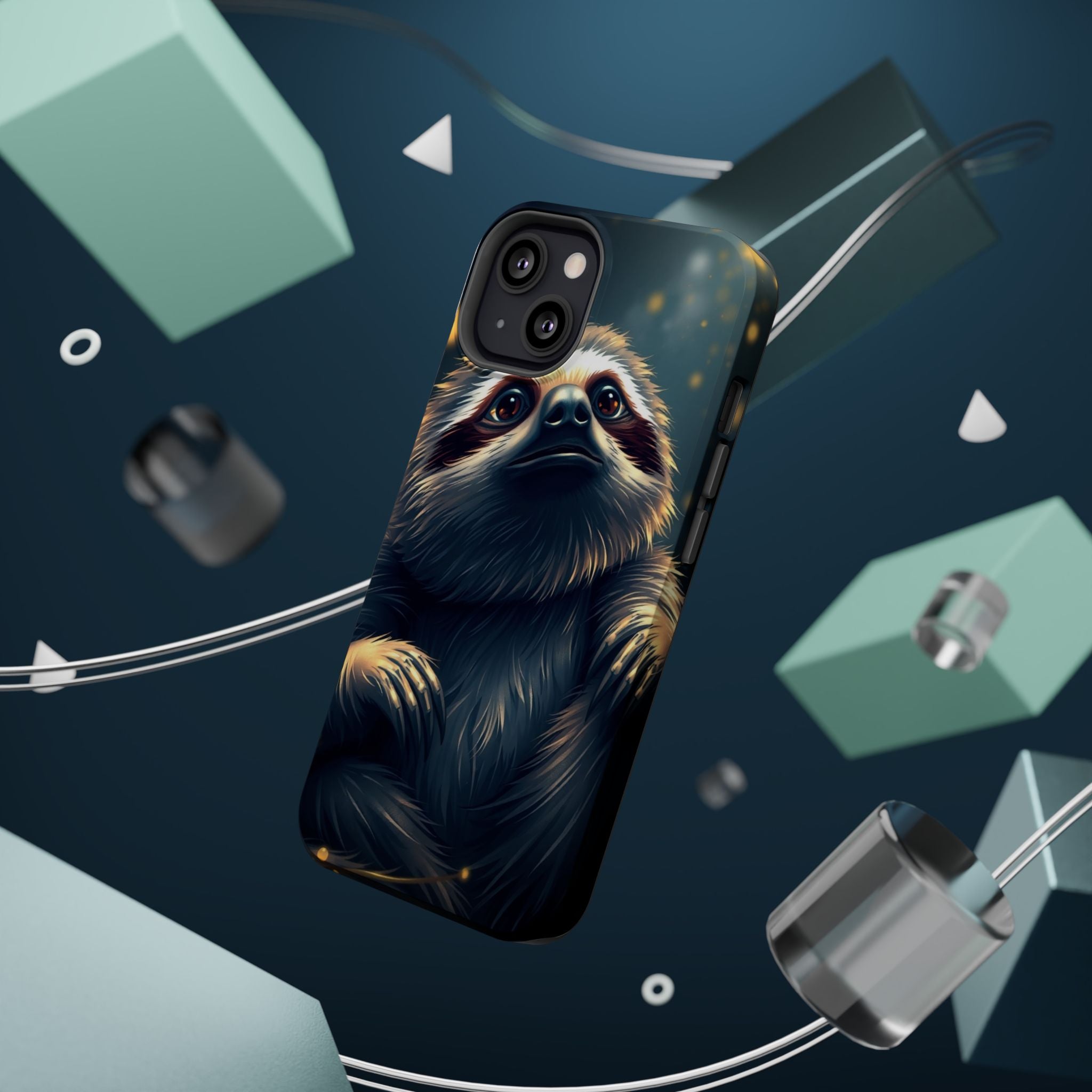 iPhone Vibrant Cozy Sloth Mode Design Slim Everyday Designer Case · iPhone Case