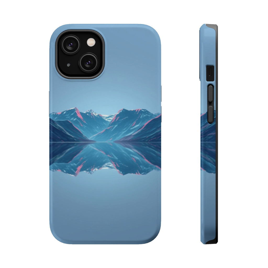 iPhone Fjord Reflection Mystic Art Bold Modern Everyday Snap Case · iPhone Case