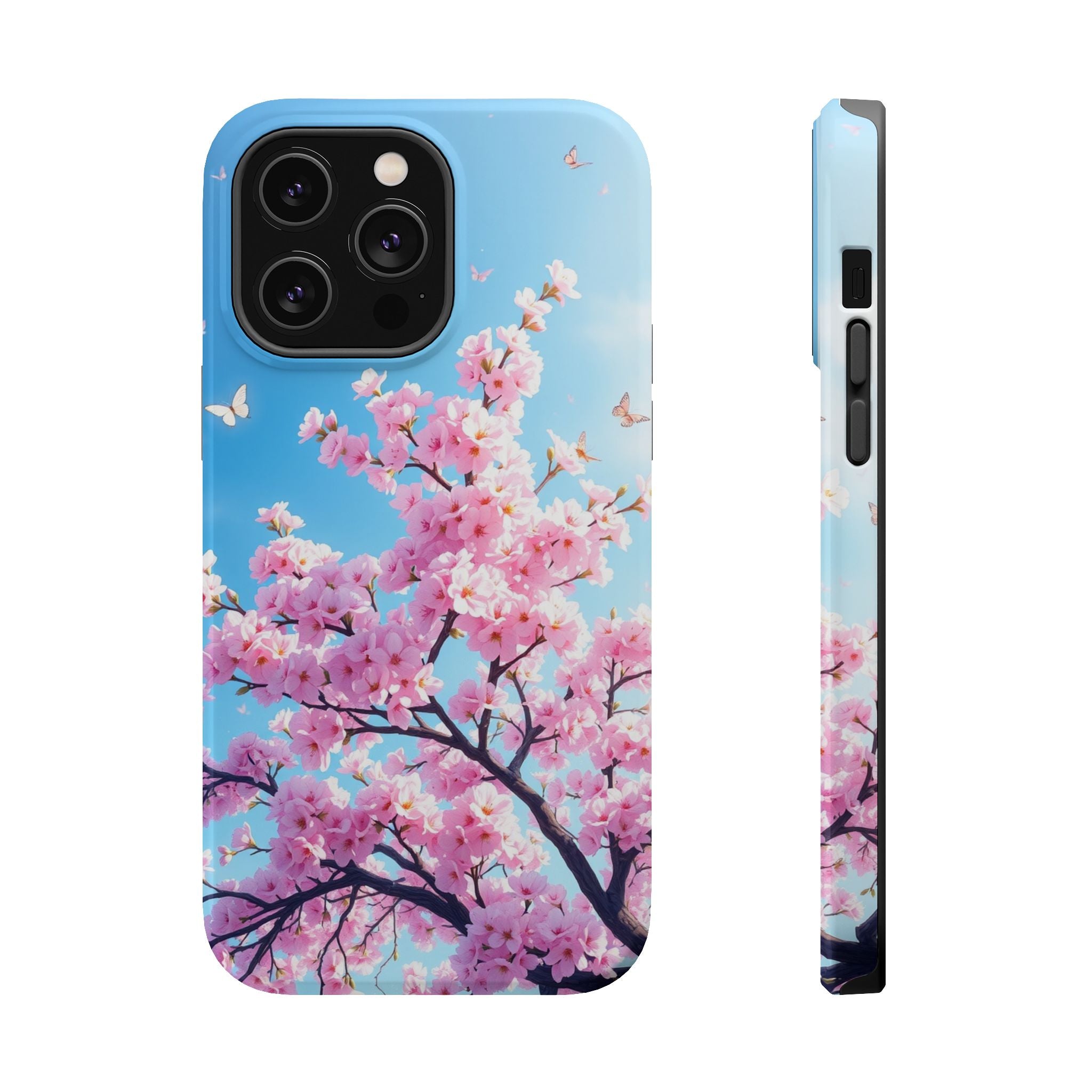 iPhone Cherry Blossom Floral Slim Everyday Designer Case · iPhone Case