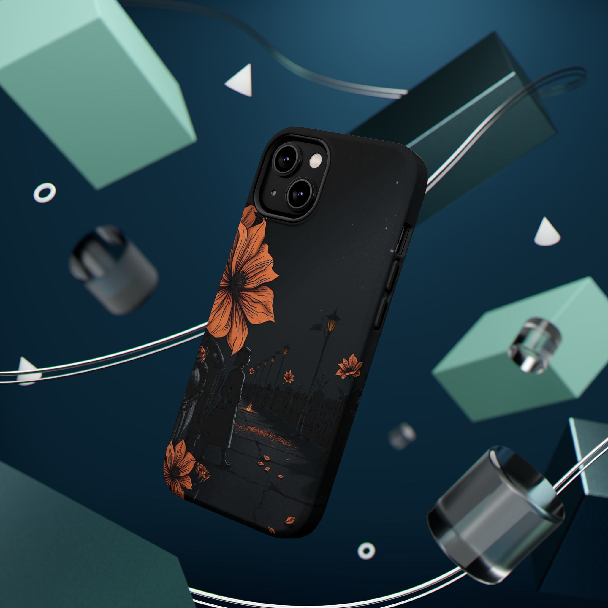 iPhone Night Bloomer Electric Art Bold Modern Everyday Snap Case · iPhone Case